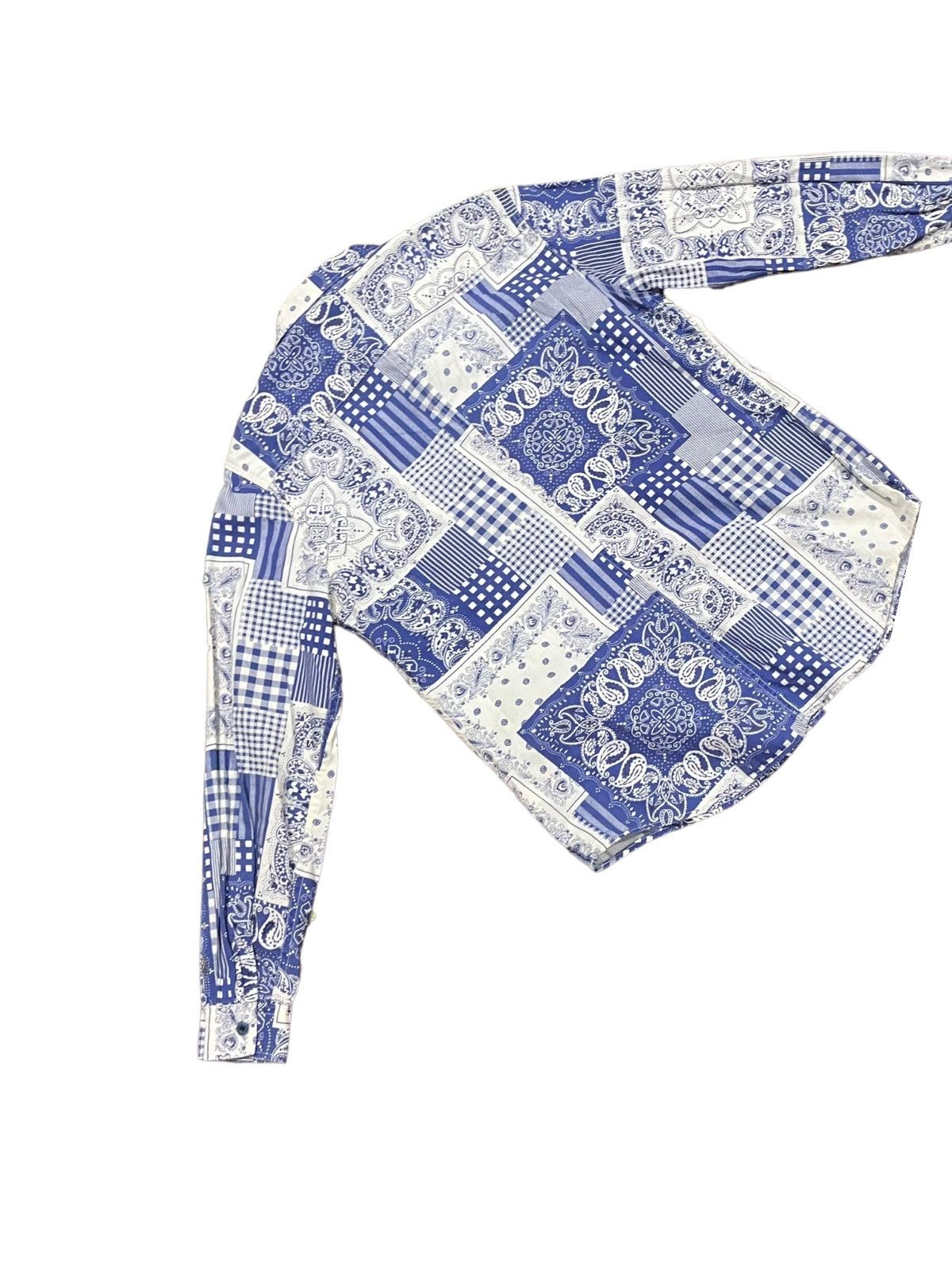 Fiorucci Fiorucci Italy Vintage Bandana Printed Shirts Size US M / EU 48-50 / 2 - 11 Thumbnail