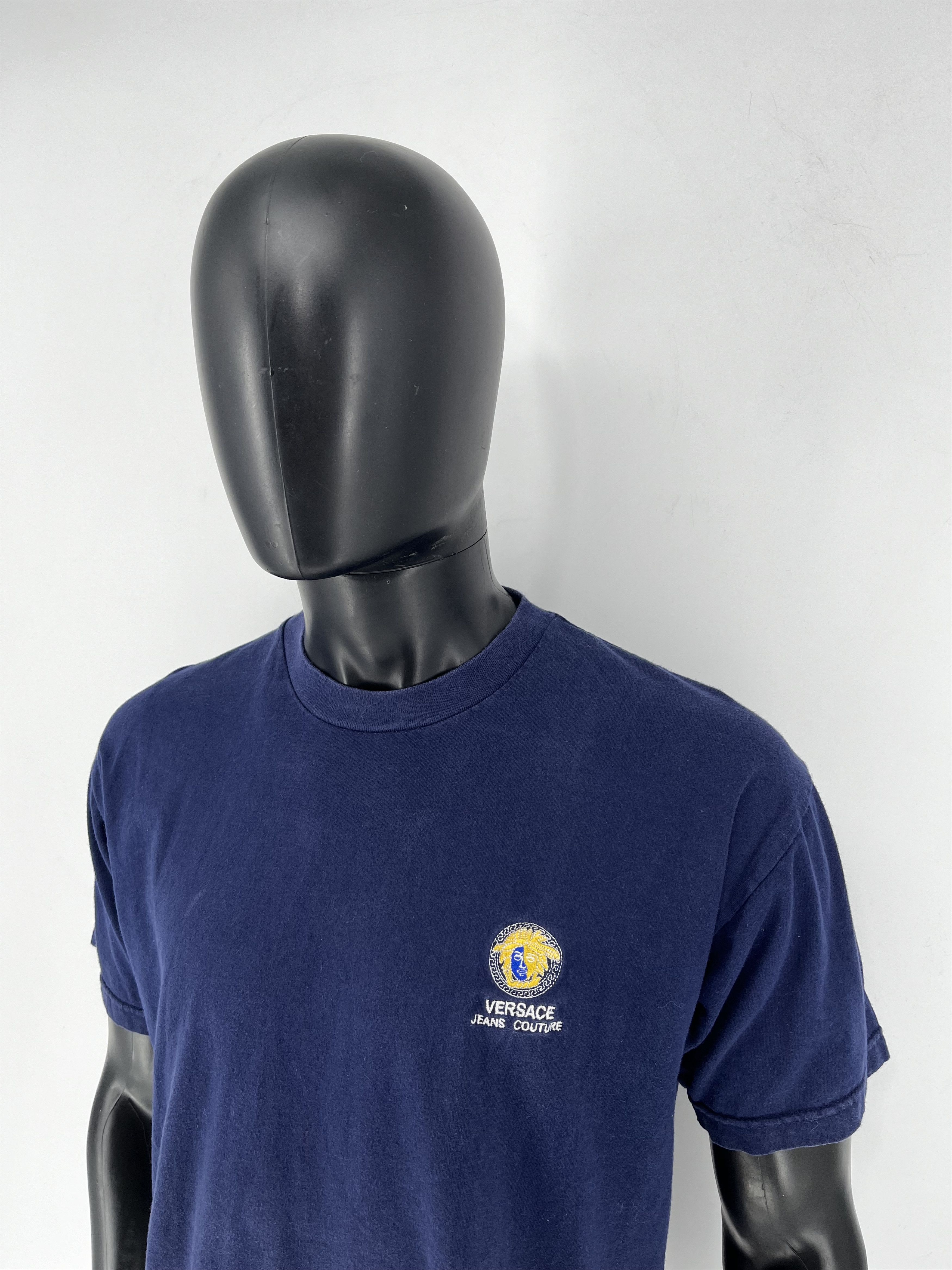 Designer 90s vintage Versace Jeans Couture Bootleg golden Medusa Size US M / EU 48-50 / 2 - 7 Thumbnail