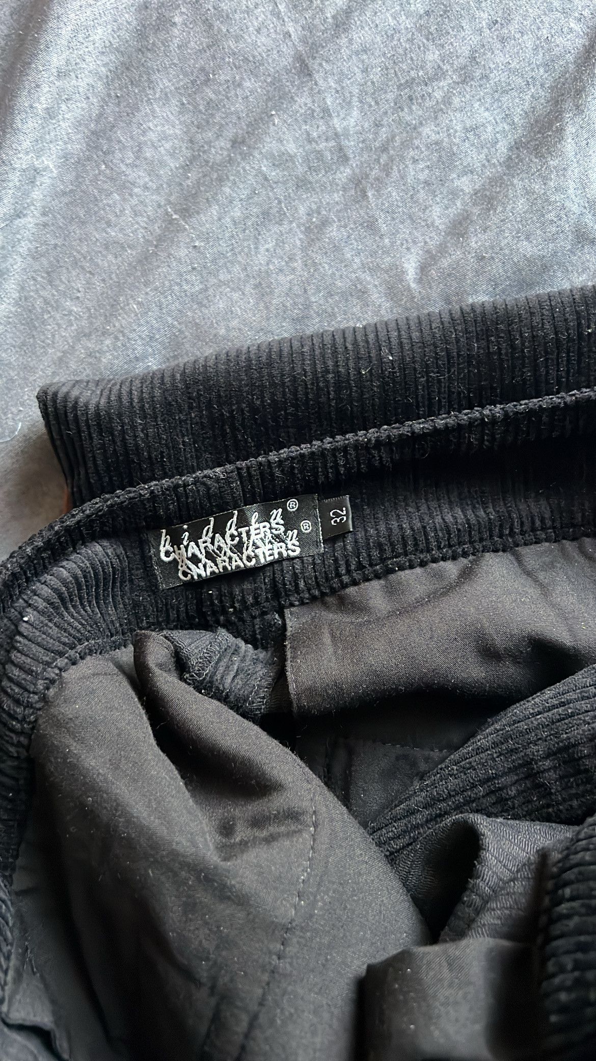 Hidden Characters PEACE CORDS. [BLACK] - size 32 [34] Size US 34 / EU 50 - 3 Thumbnail