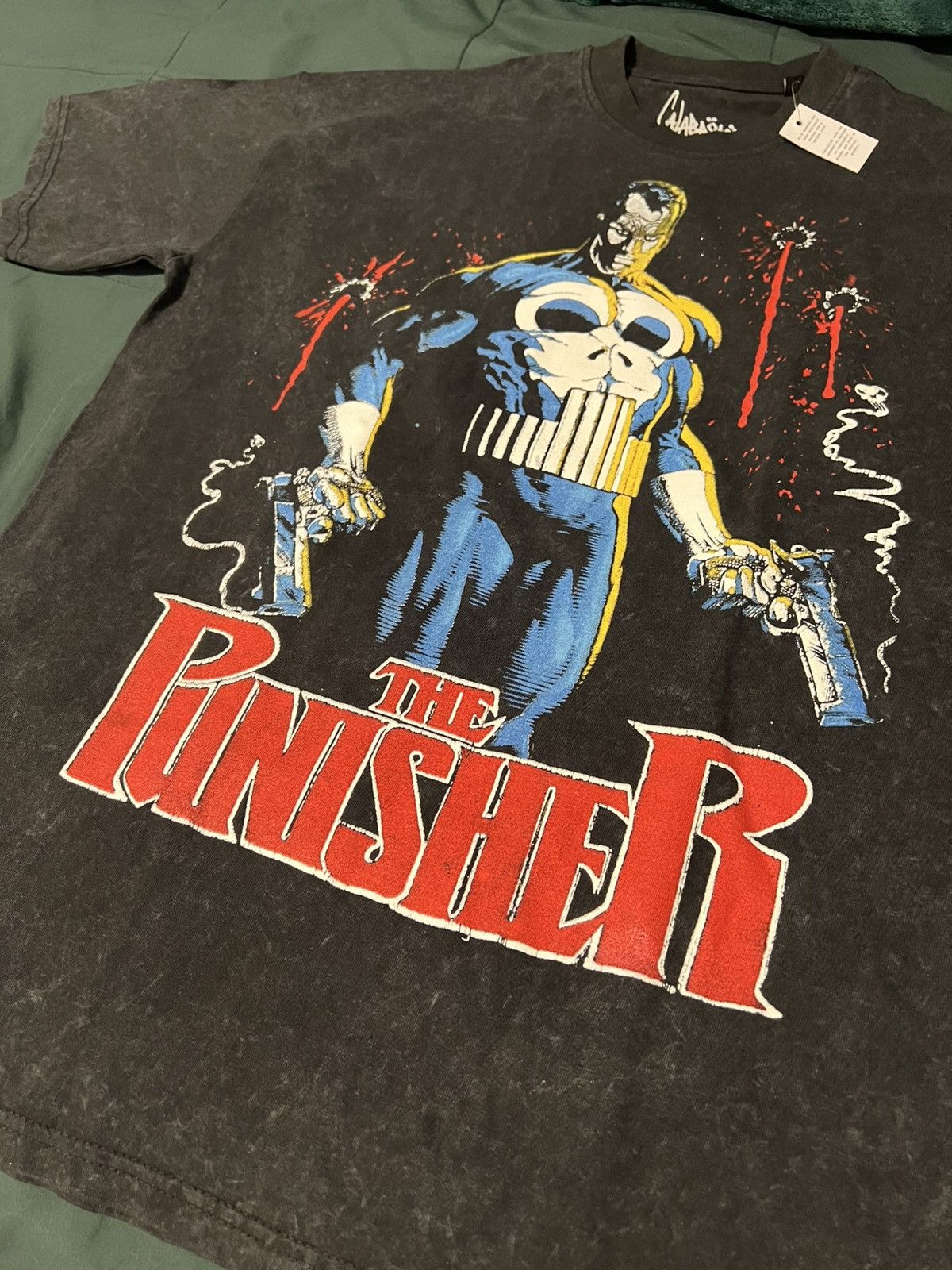 Sergio Calabasas Punisher Marvel Tee in Black, Men's — image 3 of 6