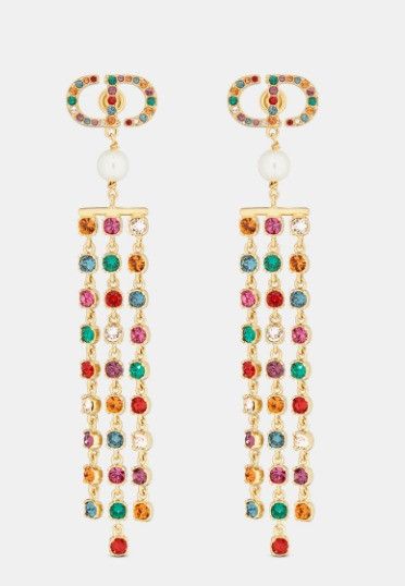 Dior o1w1db11024 Size: OS / Montaigne Earrings in Multicolor Size ONE SIZE - 3 Thumbnail