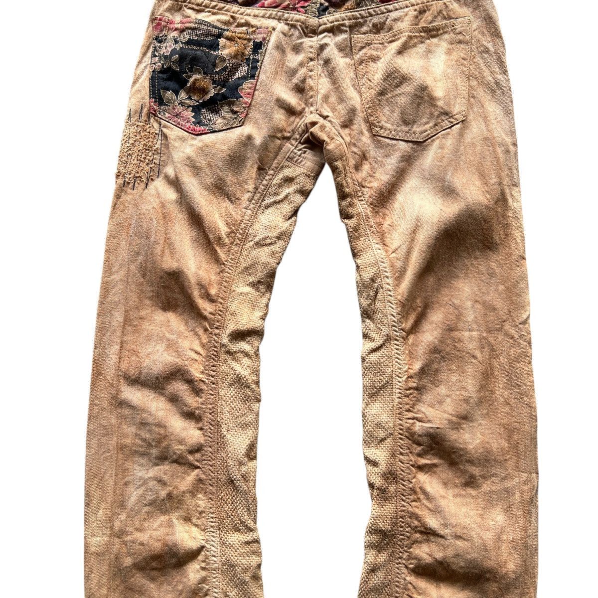 Mizra Jeans Kyoto 🔥 Mizra Jeans Kyoto deconstructed patchwork floral boro Size US 32 / EU 48 - 9 Thumbnail