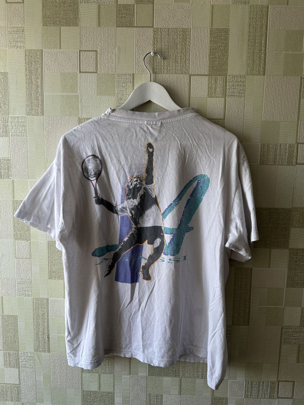Nike VINTAGE VERY WORN NIKE AGASSI Size US M / EU 48-50 / 2 - 1 Thumbnail