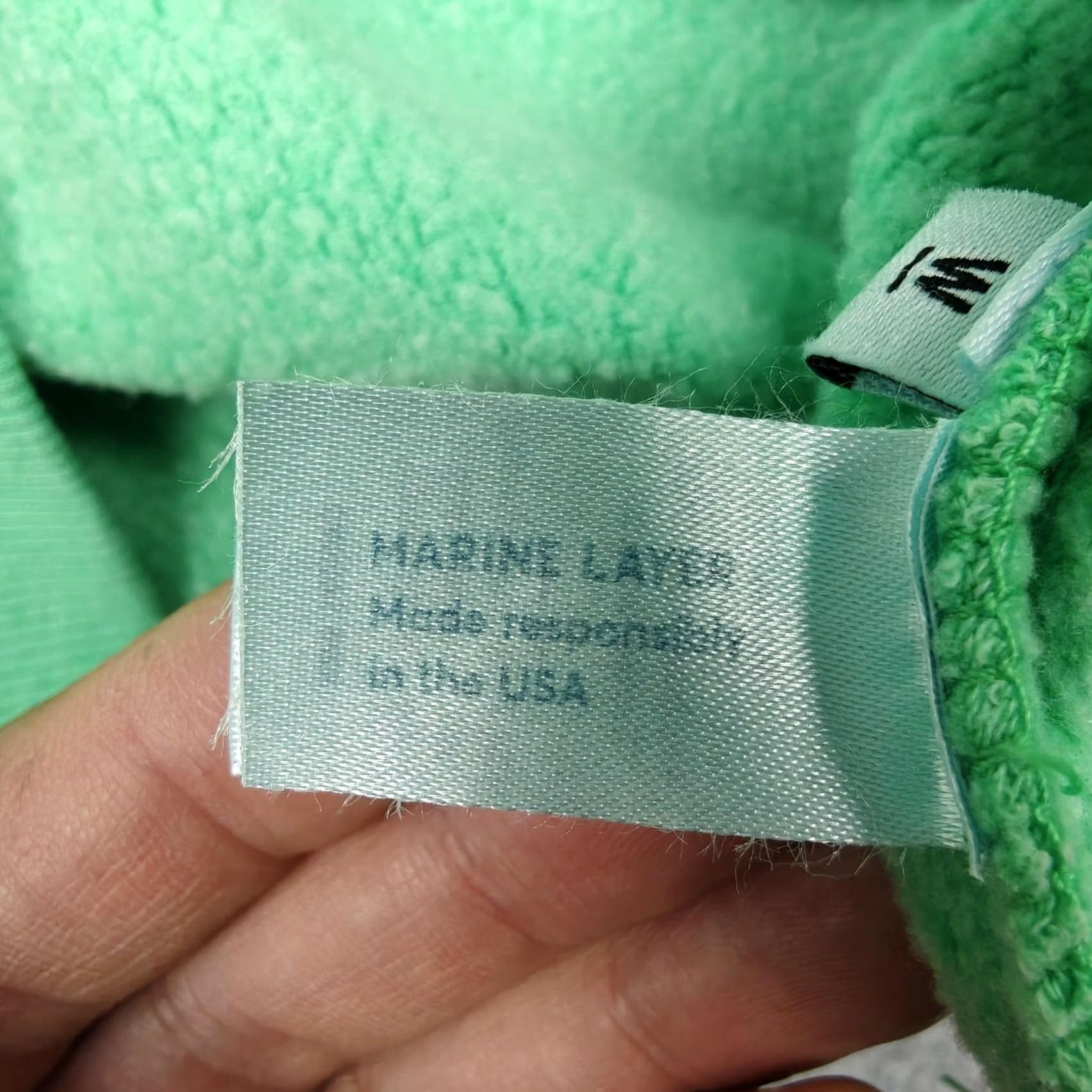Marine Layer Marine Layer Sweatshirt Womens XS Green Xbox Shirt Fleece Crewneck Size XS / US 0-2 / IT 36-38 - 7 Thumbnail