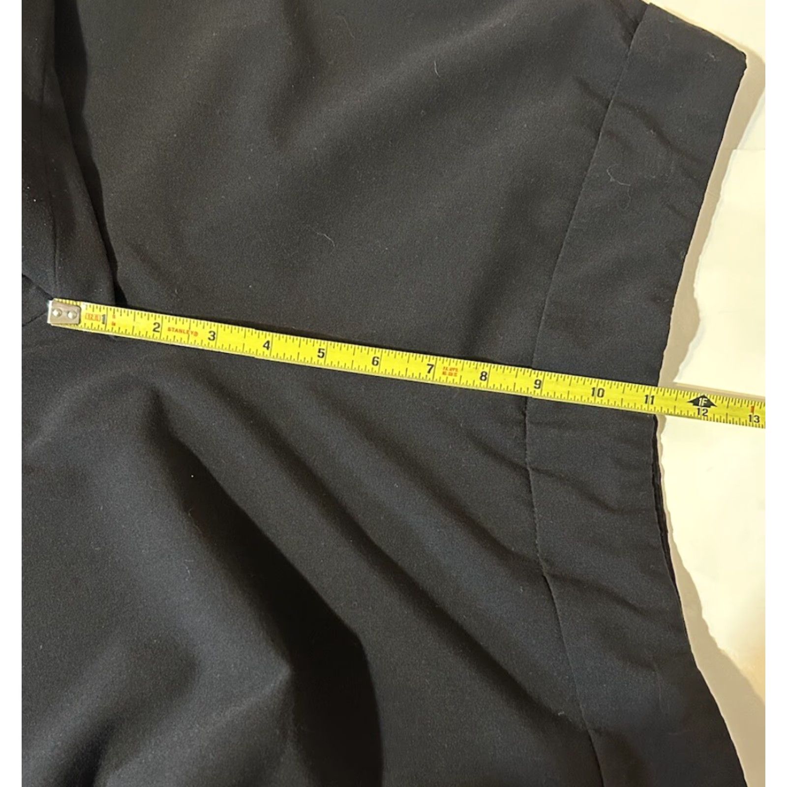 Vintage Preswick & Moore Wide Leg Pants Women Size 10 Pull On 30x29 Black Knit Sprin/Summer/Fall Bohemian Preppy Womens Size 32" / US 10 / IT 46 - 6 Thumbnail