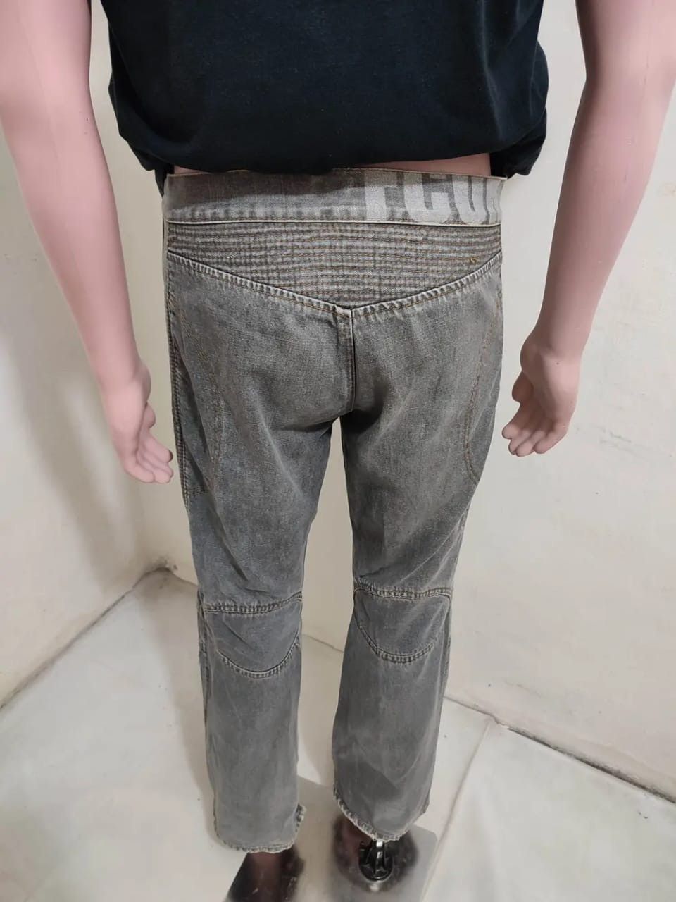 FCUK FCUK Biker Motorcycle Design Jeans Size US 29 - 6 Thumbnail