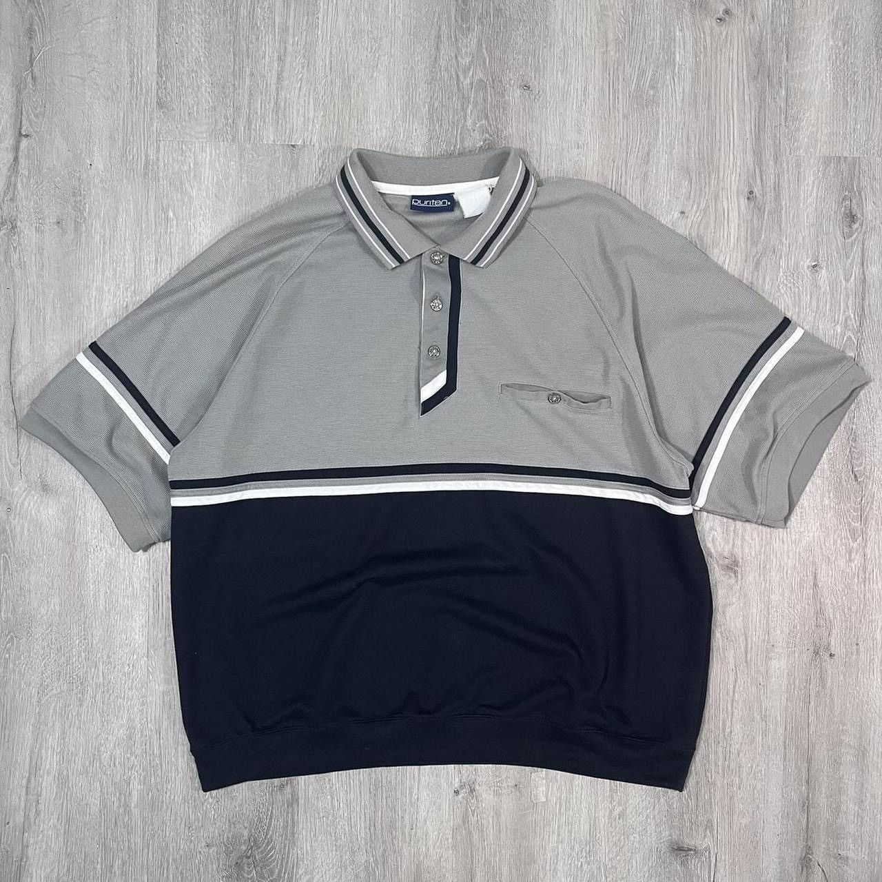 Puritan Vintage Polo Bowling Shirt Size US XL / EU 56 / 4 - 1 Thumbnail
