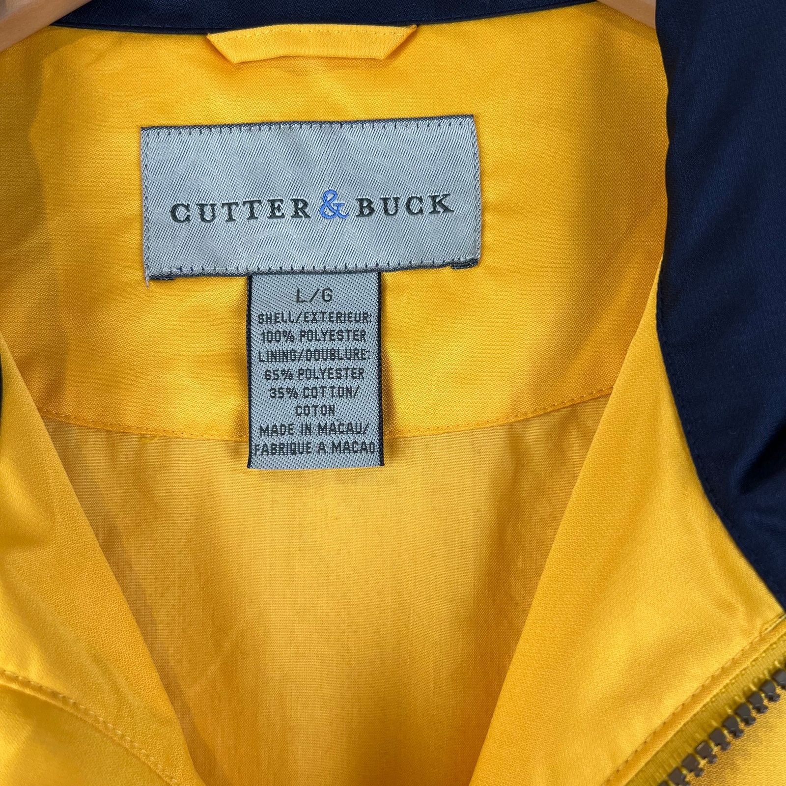 Cutter & Buck Vintage Cutter & Buck 90s Men L Jacket Y2K Yellow Zip Size US L / EU 52-54 / 3 - 2 Thumbnail