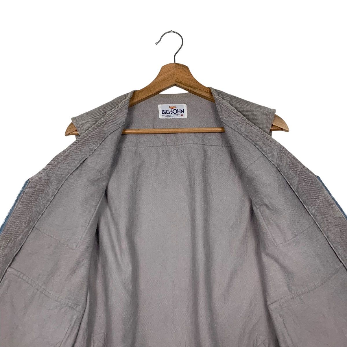 Big John Vintage 90's BIG JOHN Worker Corduroy Vest #2495-C112 Size US L / EU 52-54 / 3 - 12 Thumbnail