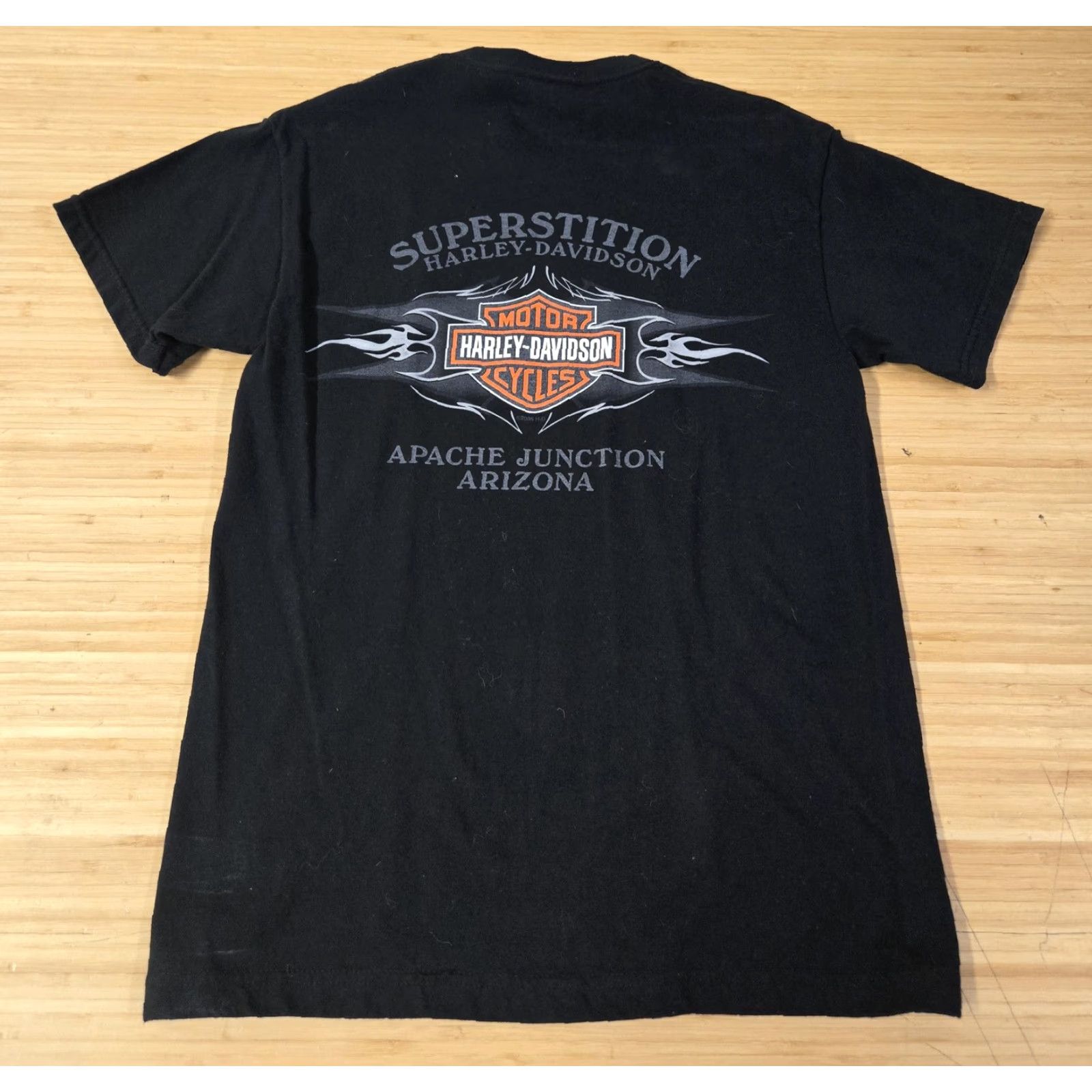 Harley Davidson VINTAGE Harley-Davidson Shirt Mens S Black Harley Wild Joker Motorcycle USA 2004 Graphic Print Crew Neck Cotton T-Shirt Short Sleeve Size US S / EU 44-46 / 1 - 4 Thumbnail