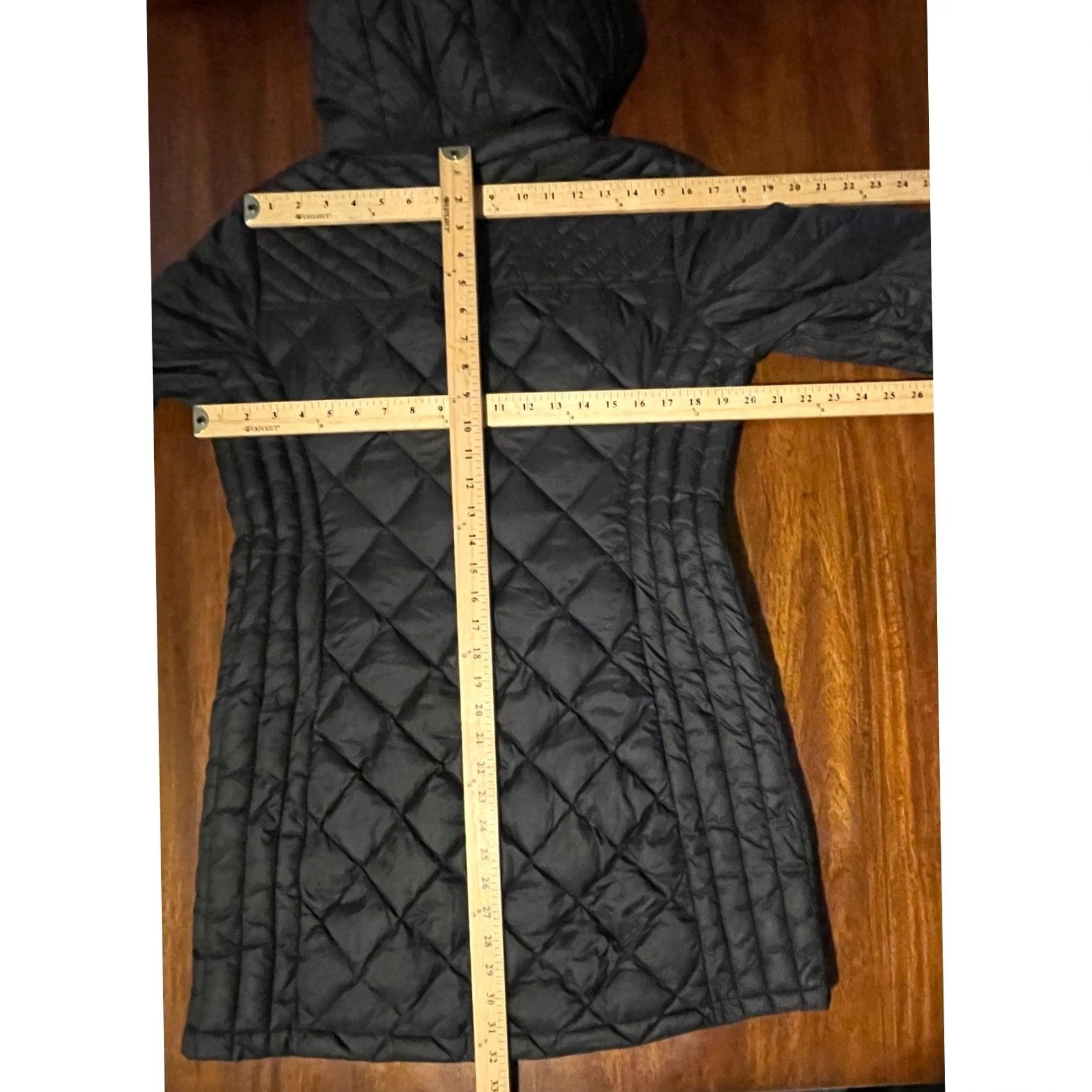 Michael Kors VINTAGE Michael Kors Packable Down Fill Puffer Coat Black Hooded Quilted Women's M Size M / US 6-8 / IT 42-44 - 6 Thumbnail