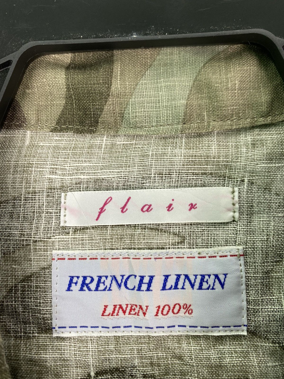 Japanese Brand × Vintage Rare FLAIR French Linen camouflage military field jacket Size L / US 10 / IT 46 - 5 Thumbnail