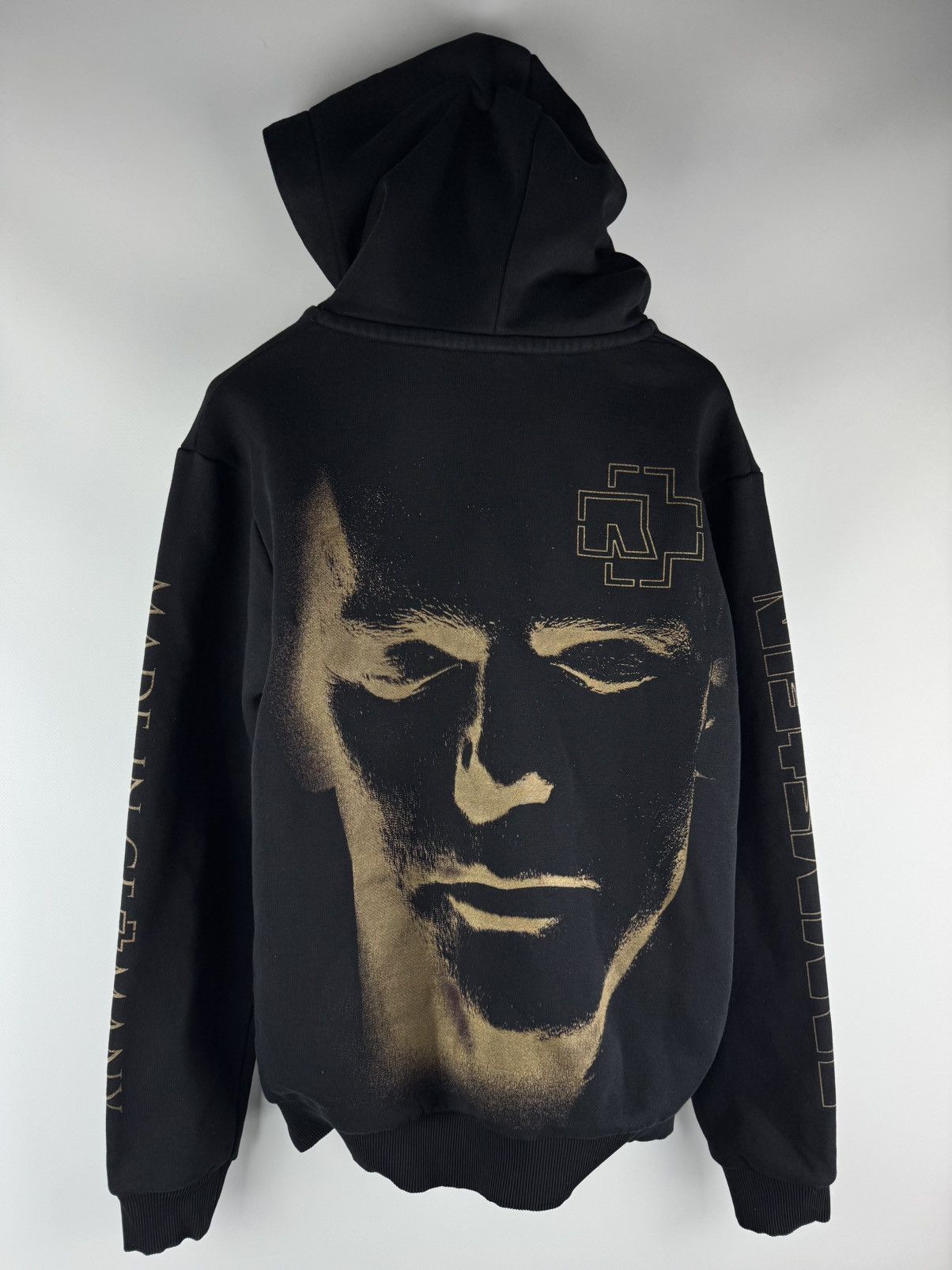 Vintage Rammstein Made in Germany 🇩🇪 Black Face Hoodie