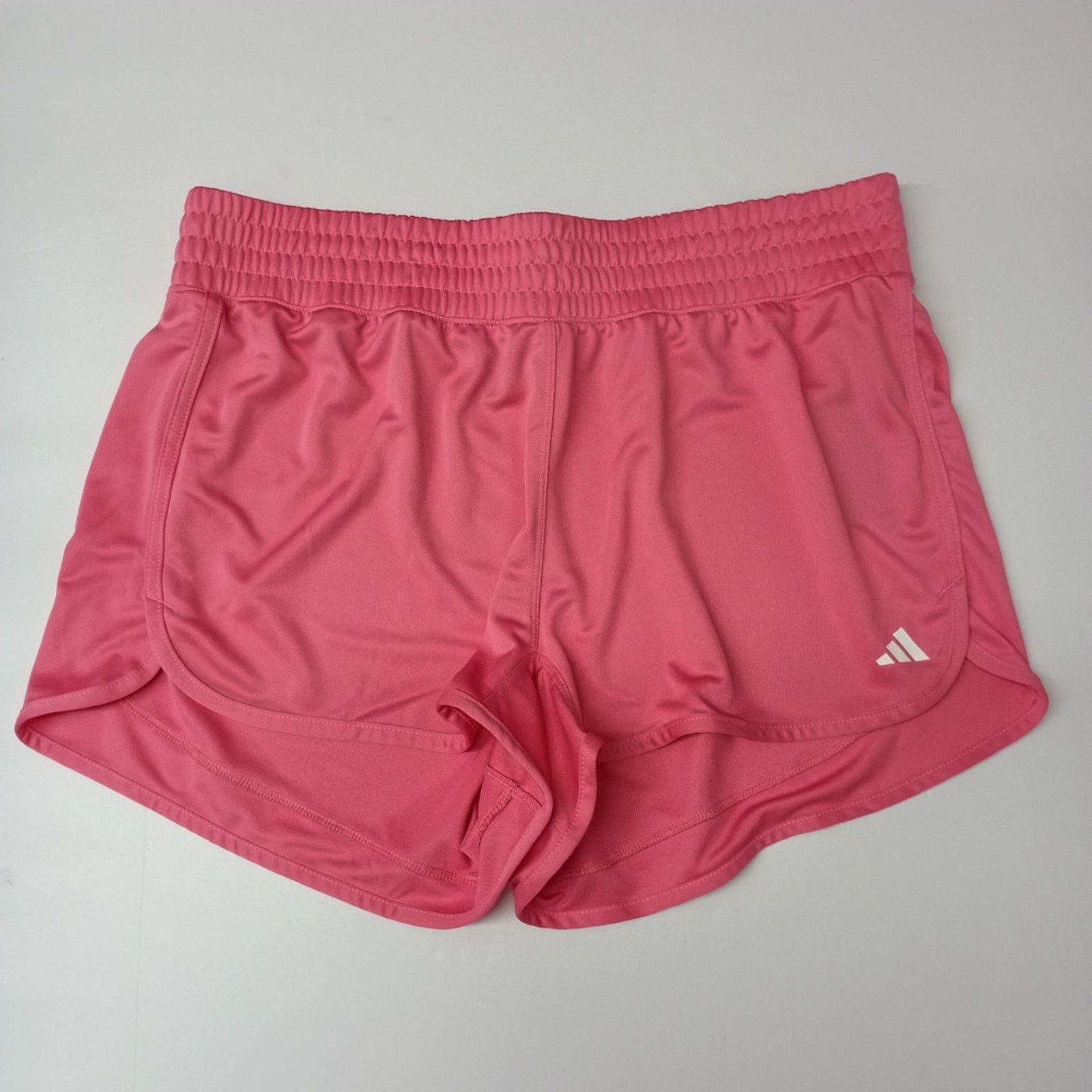 Adidas Adidas High Shorts Women's Size 1X Pink 3" Inseam Pull On Size 36" / US 14 / IT 50 - 1 Thumbnail