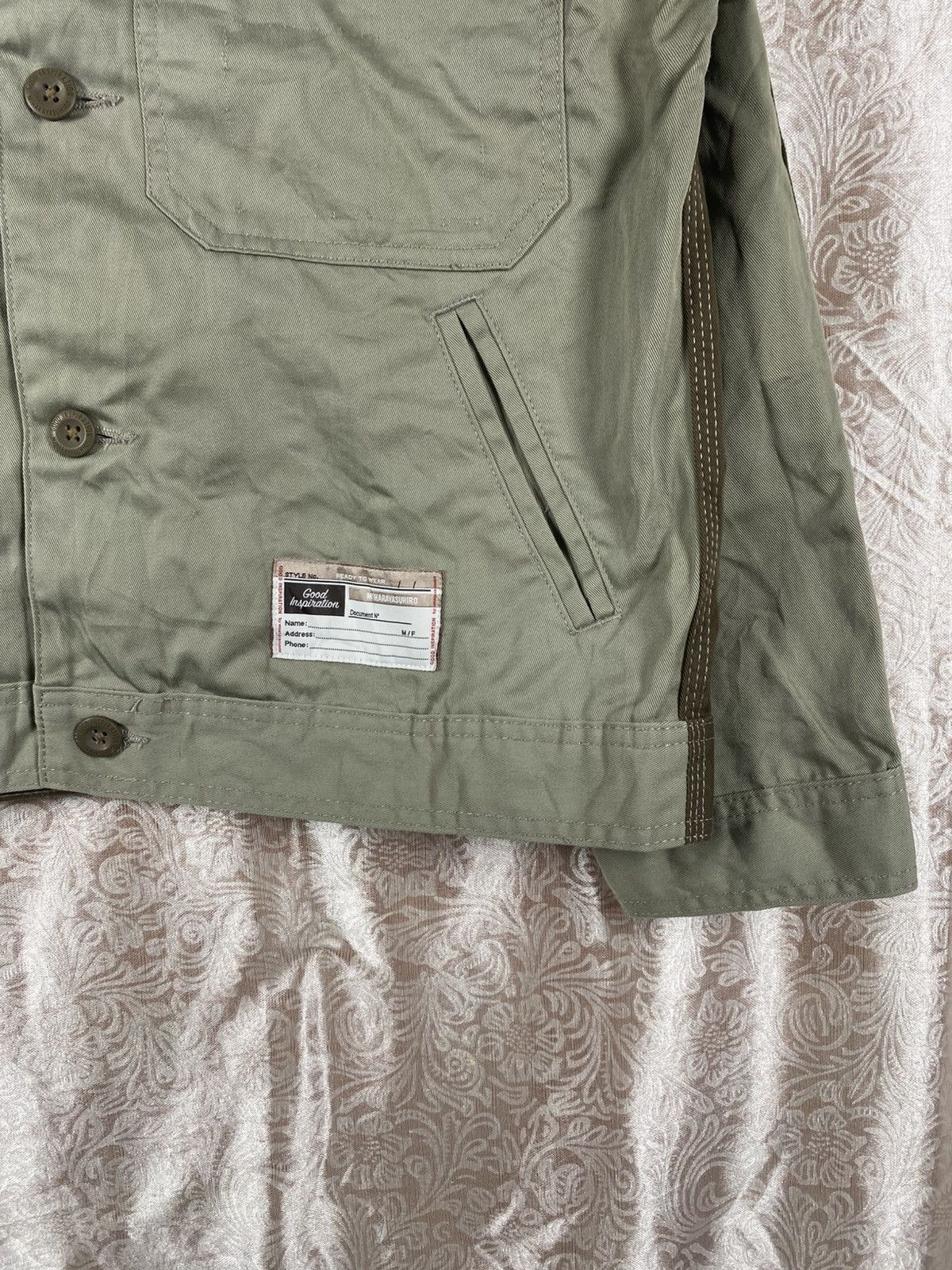 Maison MIHARA YASUHIRO Vintage Mihara Yasuhiro Work Jacket Olive Utility Japan Size US S / EU 44-46 / 1 - 6 Thumbnail