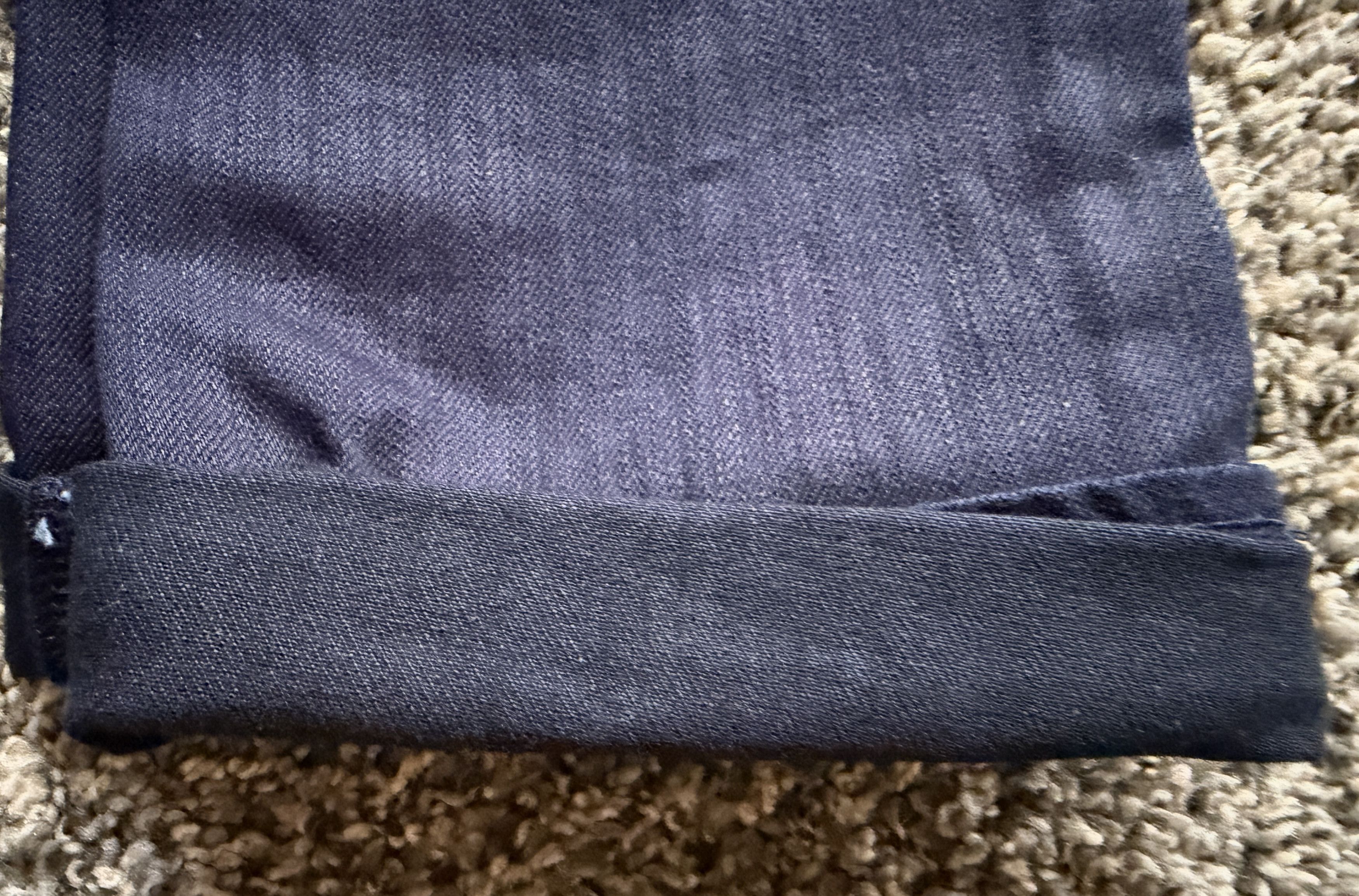 Oni ONI 526S-IDBK Indigo Black 11oz Stretch Denim Size US 31 - 2 Thumbnail