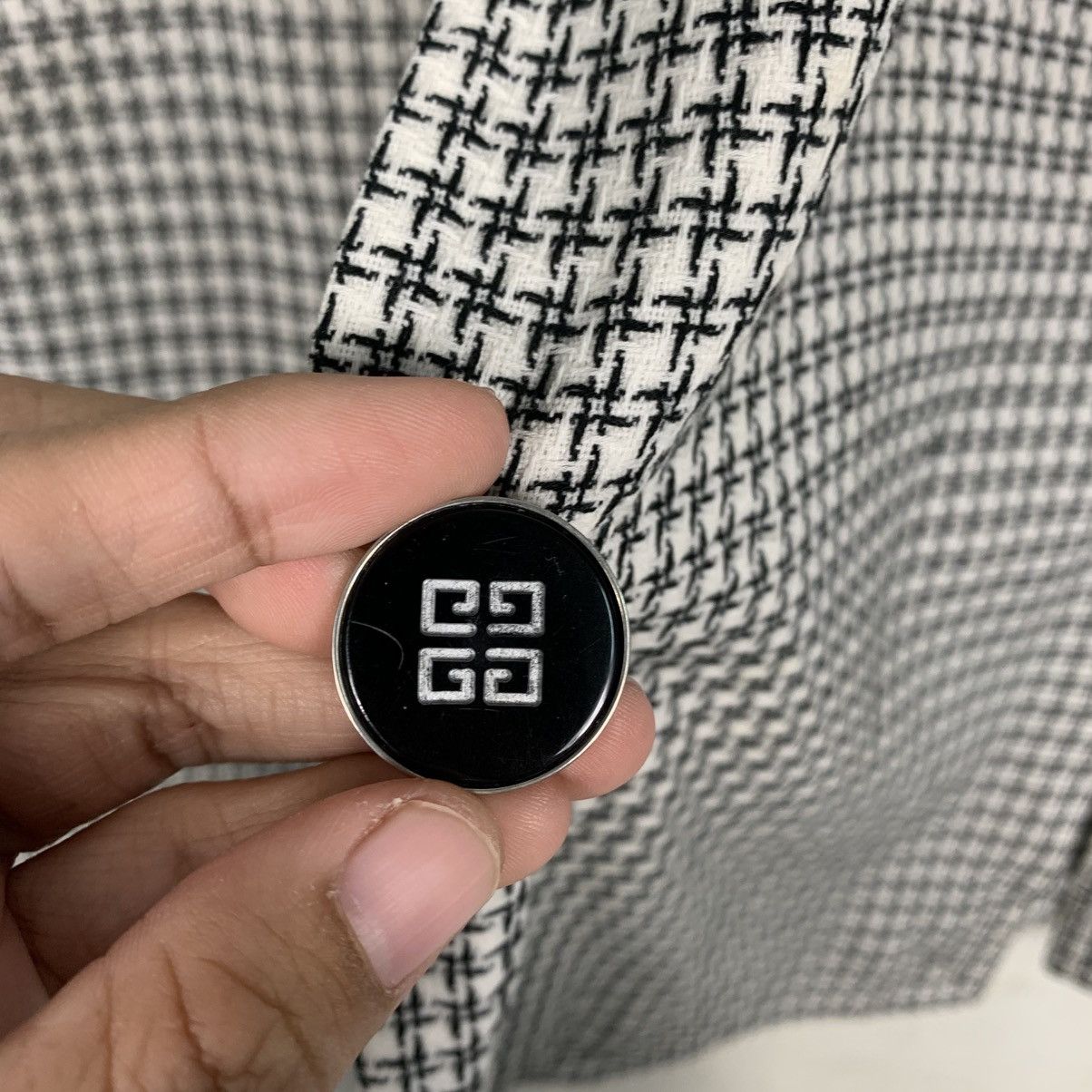 Givenchy Givenchy Glamour Houndstooth Jacket Size M / US 6-8 / IT 42-44 - 13 Thumbnail