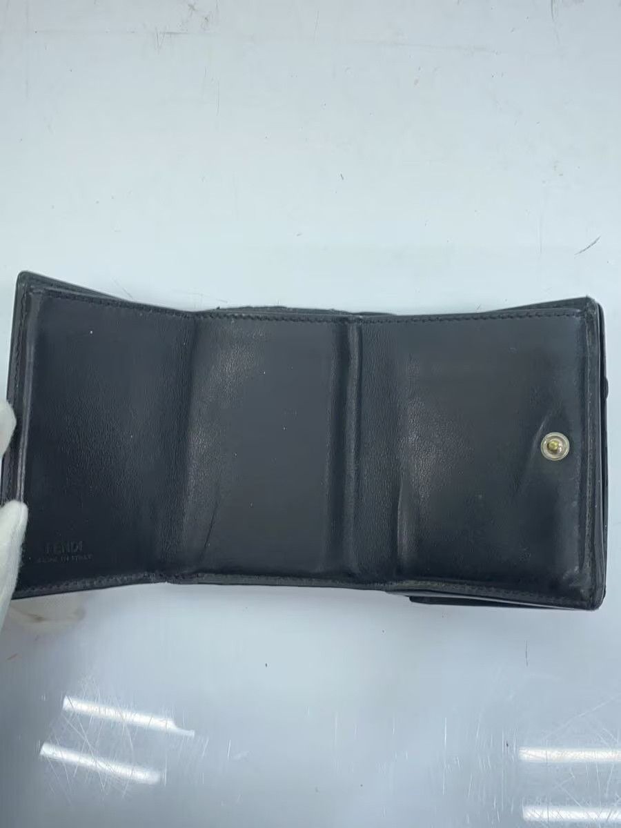 Fendi Fendi Leather Bi-Fold Wallet Black Size ONE SIZE - 4 Thumbnail