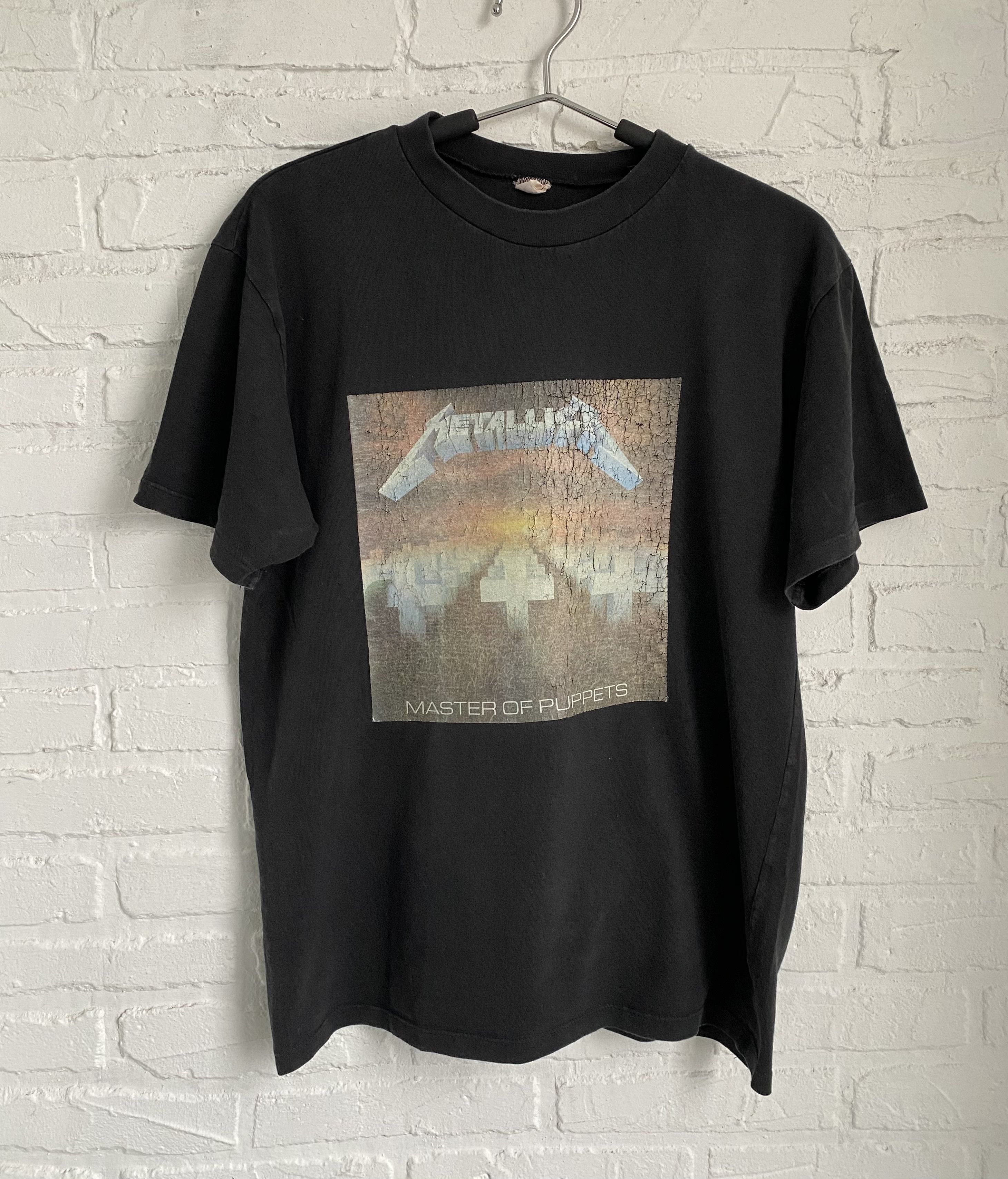 Band Tees × Vintage Vintage 90s 80s Metallica Master of Puppets t-shirt Size US M / EU 48-50 / 2 - 1 Thumbnail