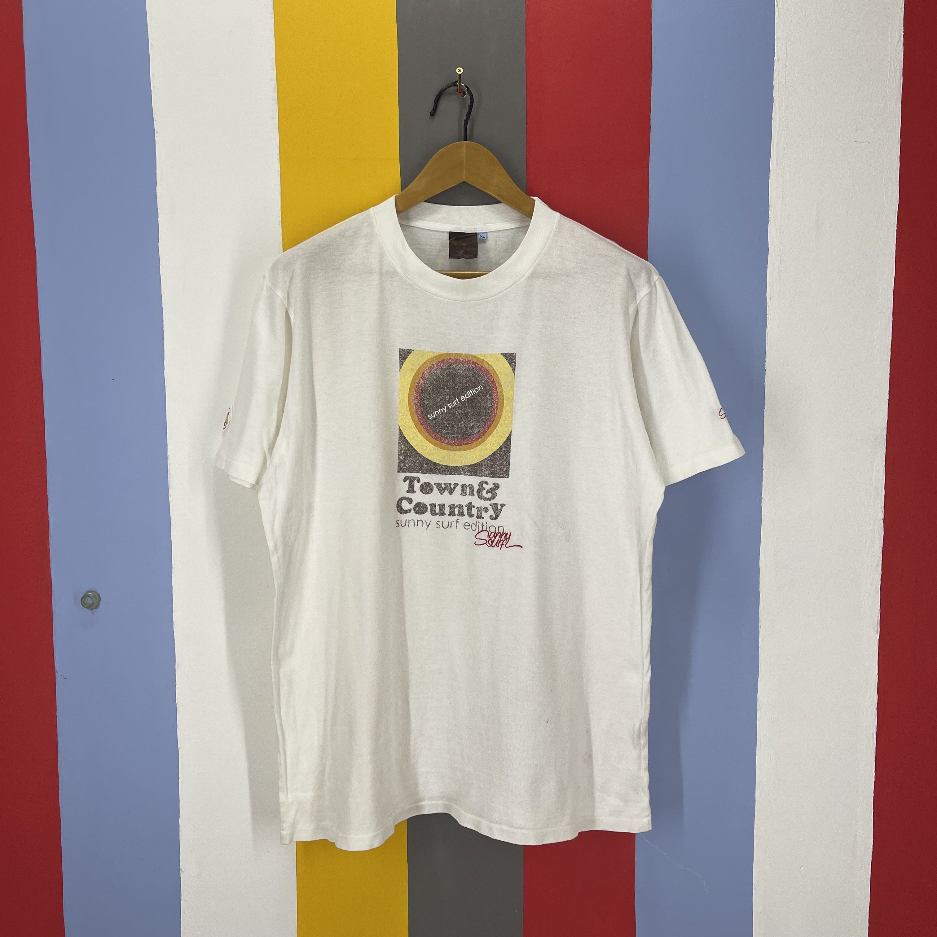 Vintage Vintage T&C SURF Crew Neck T Shirt #1753/07 Size US XL / EU 56 / 4 - 1 Thumbnail