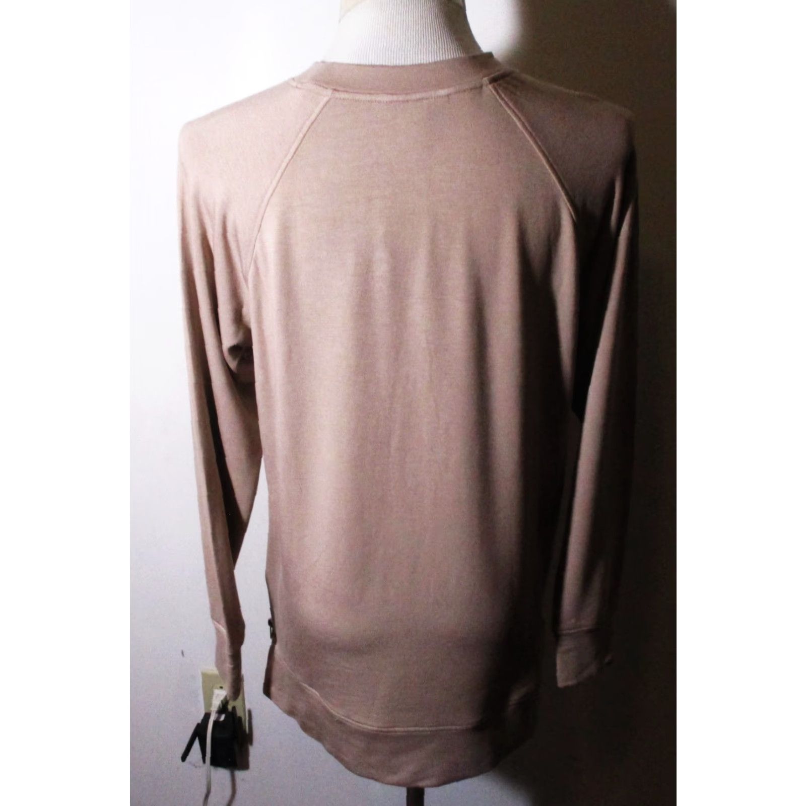 Vintage RW & CO. Taupe Heavy Stretch Long Sleeve Top Women's S/P NWOT Size S / US 4 / IT 40 - 6 Thumbnail