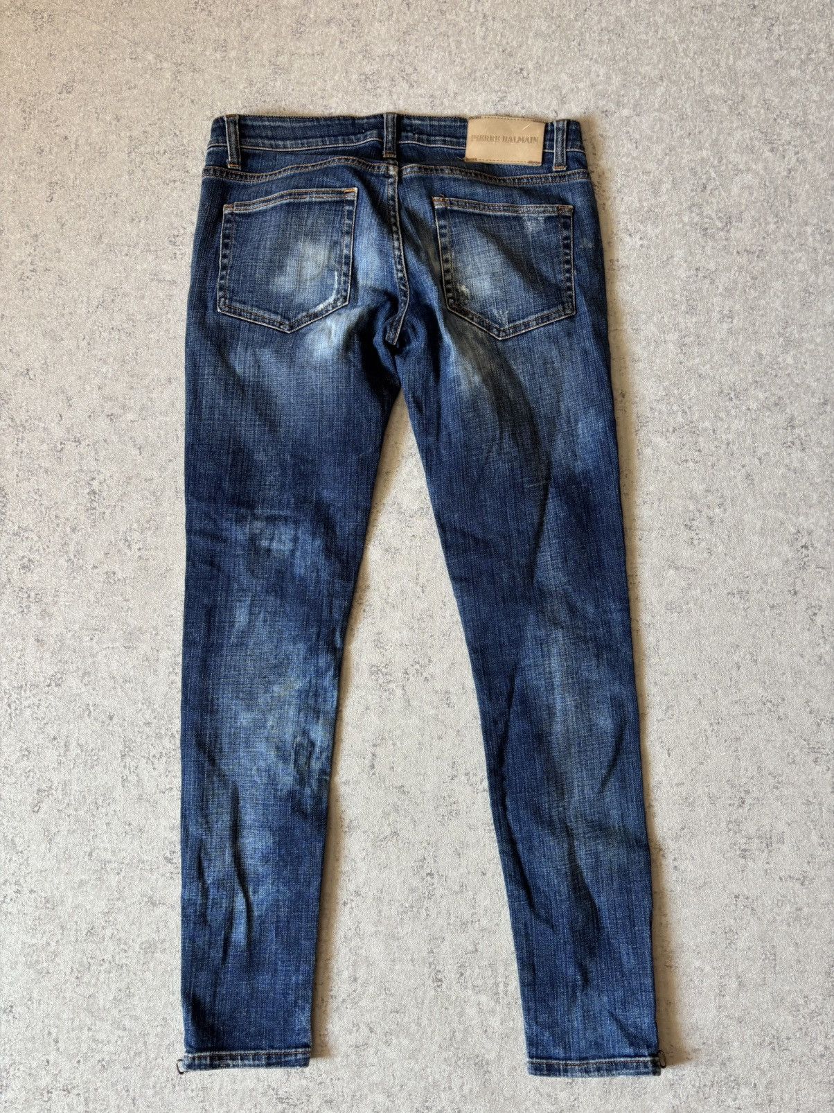 Pierre Balmain VINTAGE PIERRE BALMAIN DISTRESSED BIKER JEANS Size 27" / US 4 / IT 40 - 2 Thumbnail