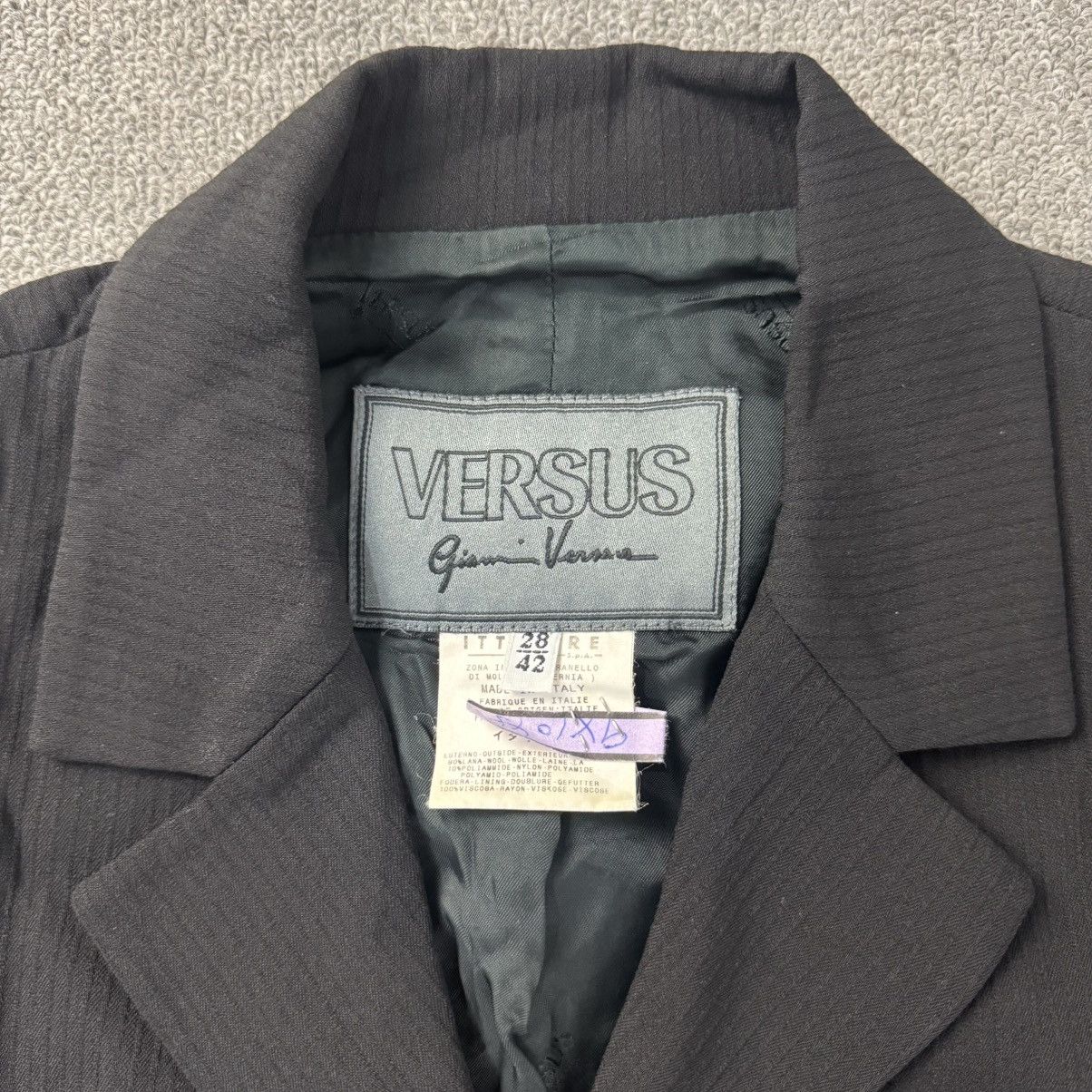 Versace Versus - Gianni Versace - Single Breasted Coat Size XS / US 0-2 / IT 36-38 - 7 Thumbnail