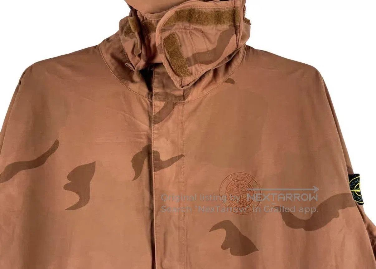 Stone Island Orange Camo Hooded Jacket Size M. Size US M / EU 48-50 / 2 - 3 Thumbnail