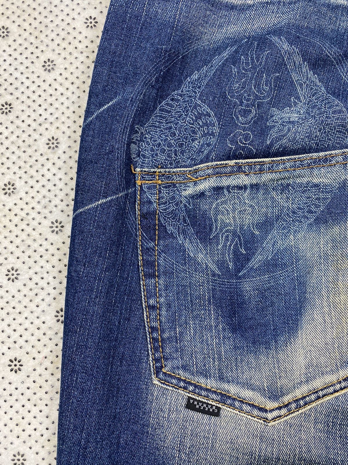 Hysteric Glamour × PPFM Extremely Rare Distressed Denim By Green Banana Size US 33 - 7 Thumbnail