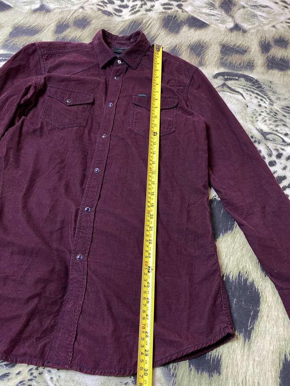 Diesel Trashed Shirt Vintage Cropped Button Up Size US M / EU 48-50 / 2 - 10 Thumbnail
