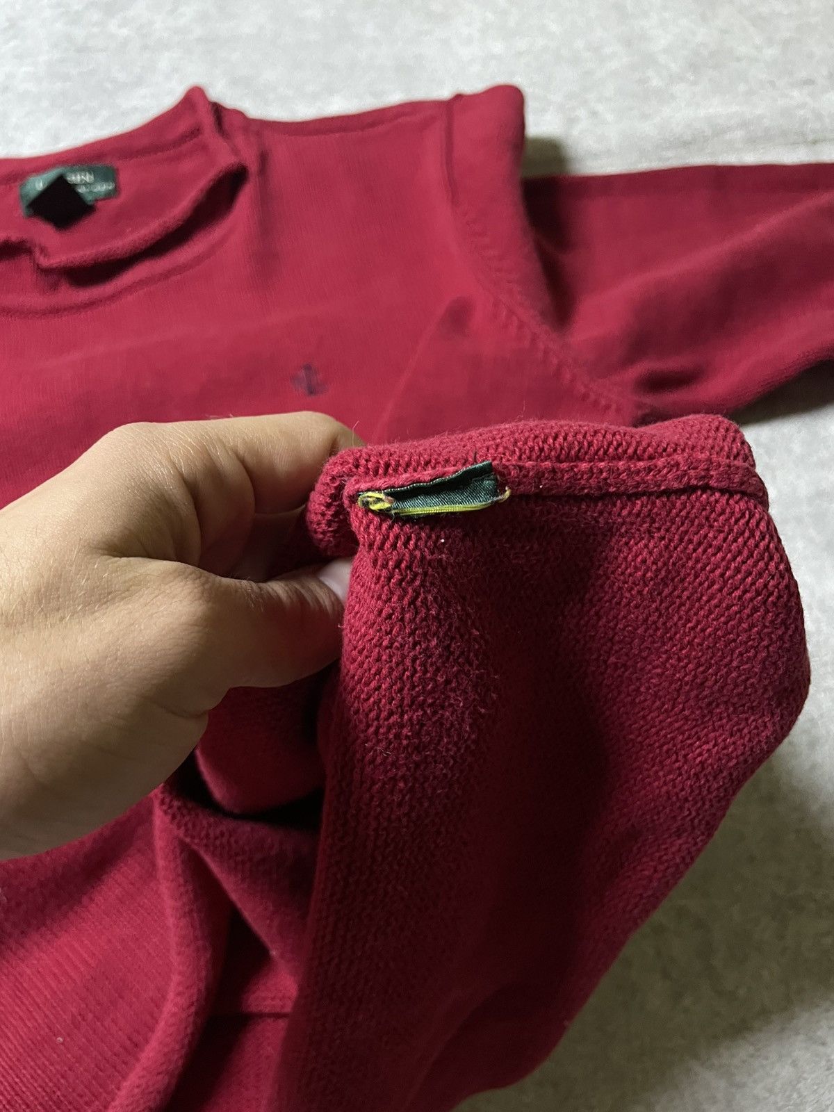 RRL Ralph Lauren Vintage Navy Ralph Lauren Polo Sweater USA College Size US L / EU 52-54 / 3 - 11 Thumbnail