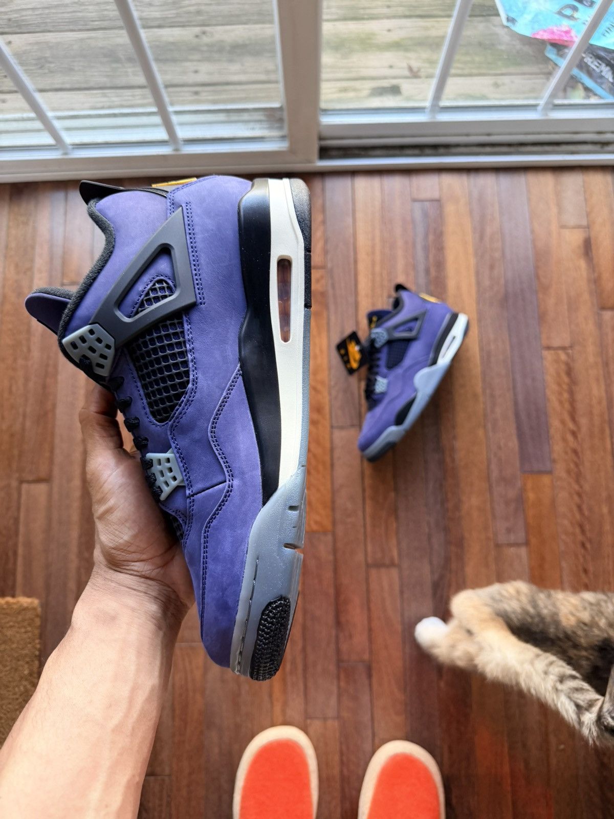 Nike Nike Jordan 4 Lakeshow - Lakers - Imperial Purple - Size 12 Size US 12 / EU 45 - 11 Thumbnail