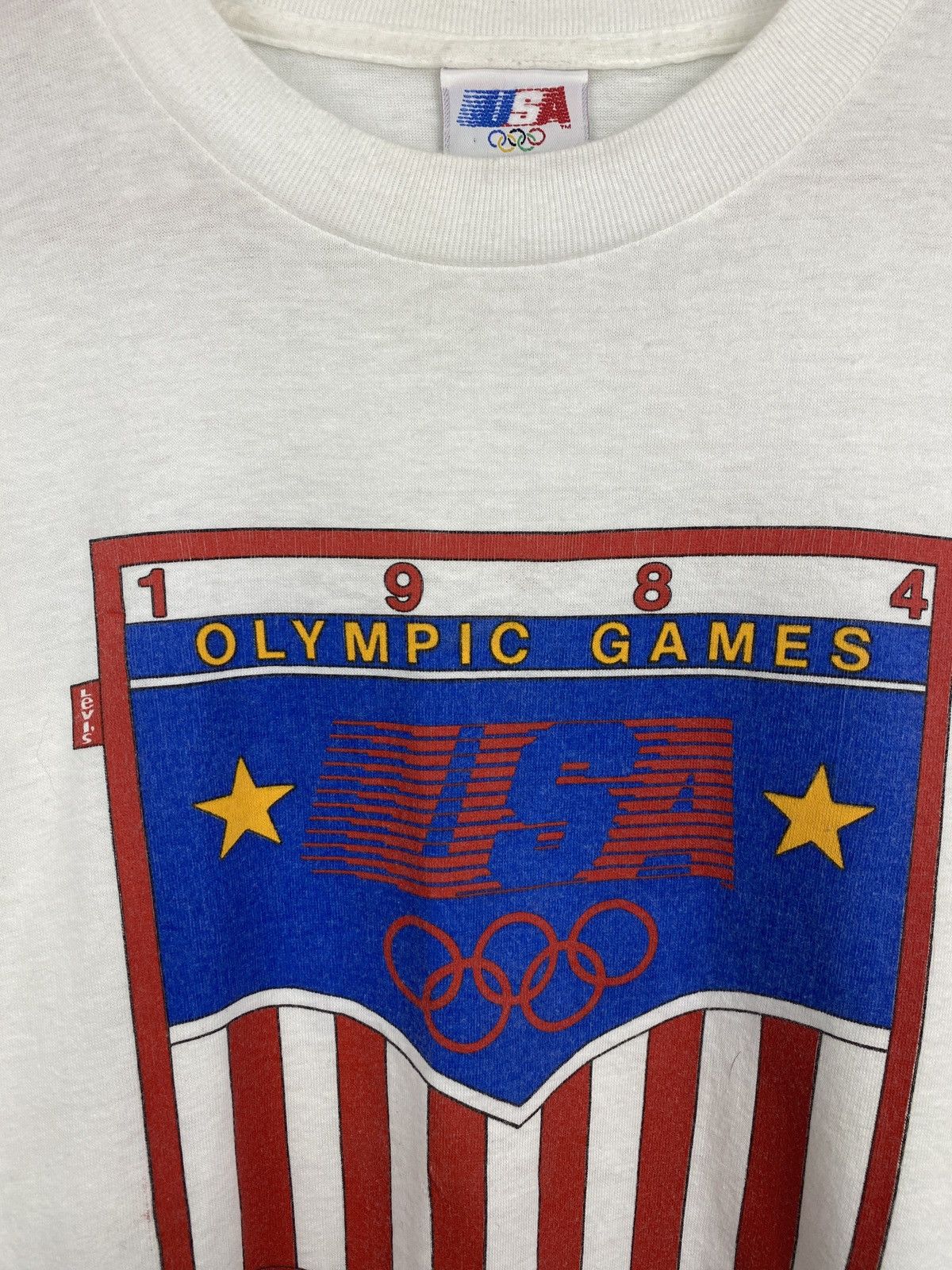 Levi's 🇺🇸 Vintage 1984 Levi’s Los Angeles Olympic Games California Size US M / EU 48-50 / 2 - 4 Thumbnail
