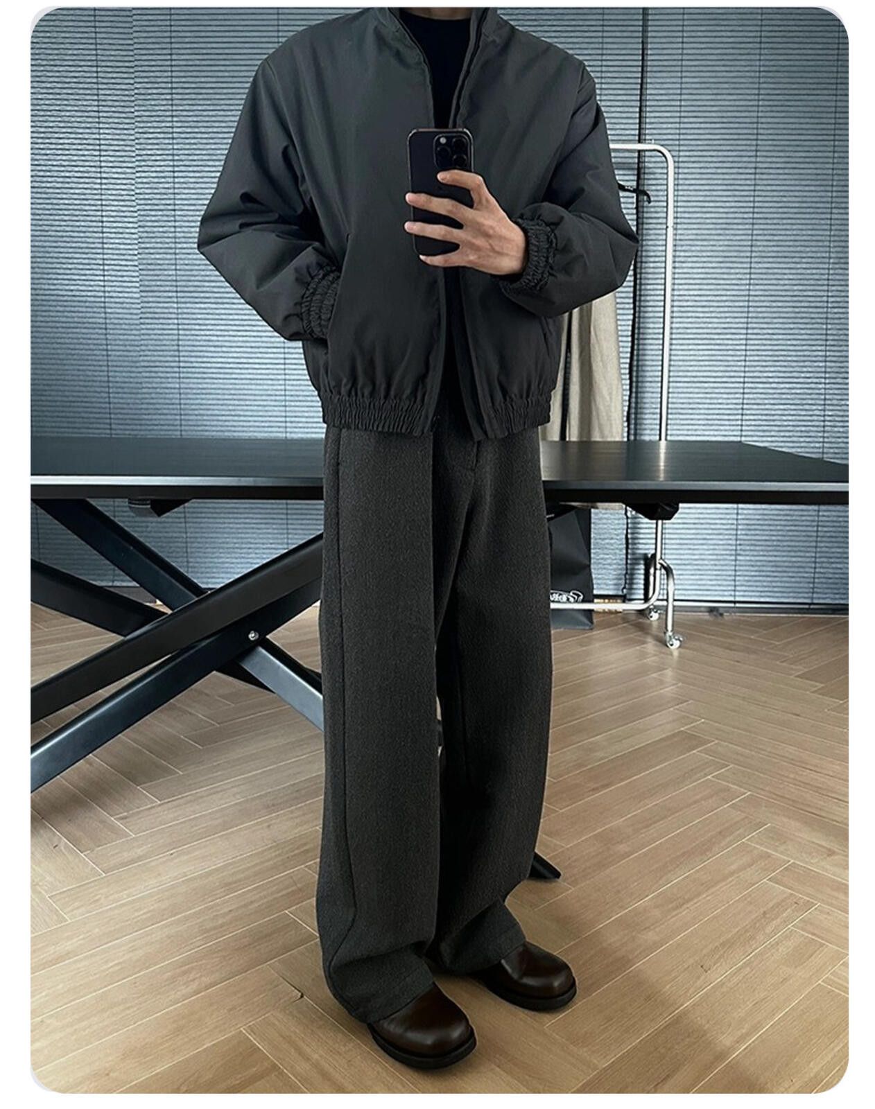 Other Black Wide Leg Casual Pants, Relaxed Fit Trousers Size US 30 / EU 46 - 3 Thumbnail