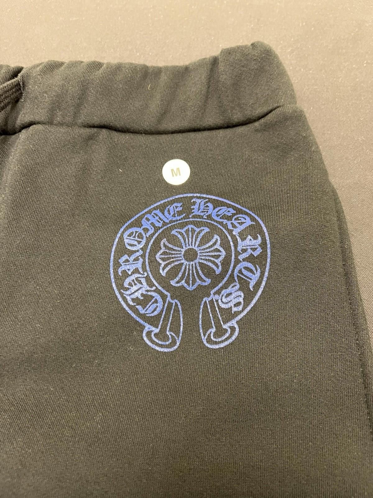 Chrome Hearts Chrome Hearts Black Blue Horseshoe Sweats Sweatpants Joggers Size US 32 / EU 48 - 5 Thumbnail