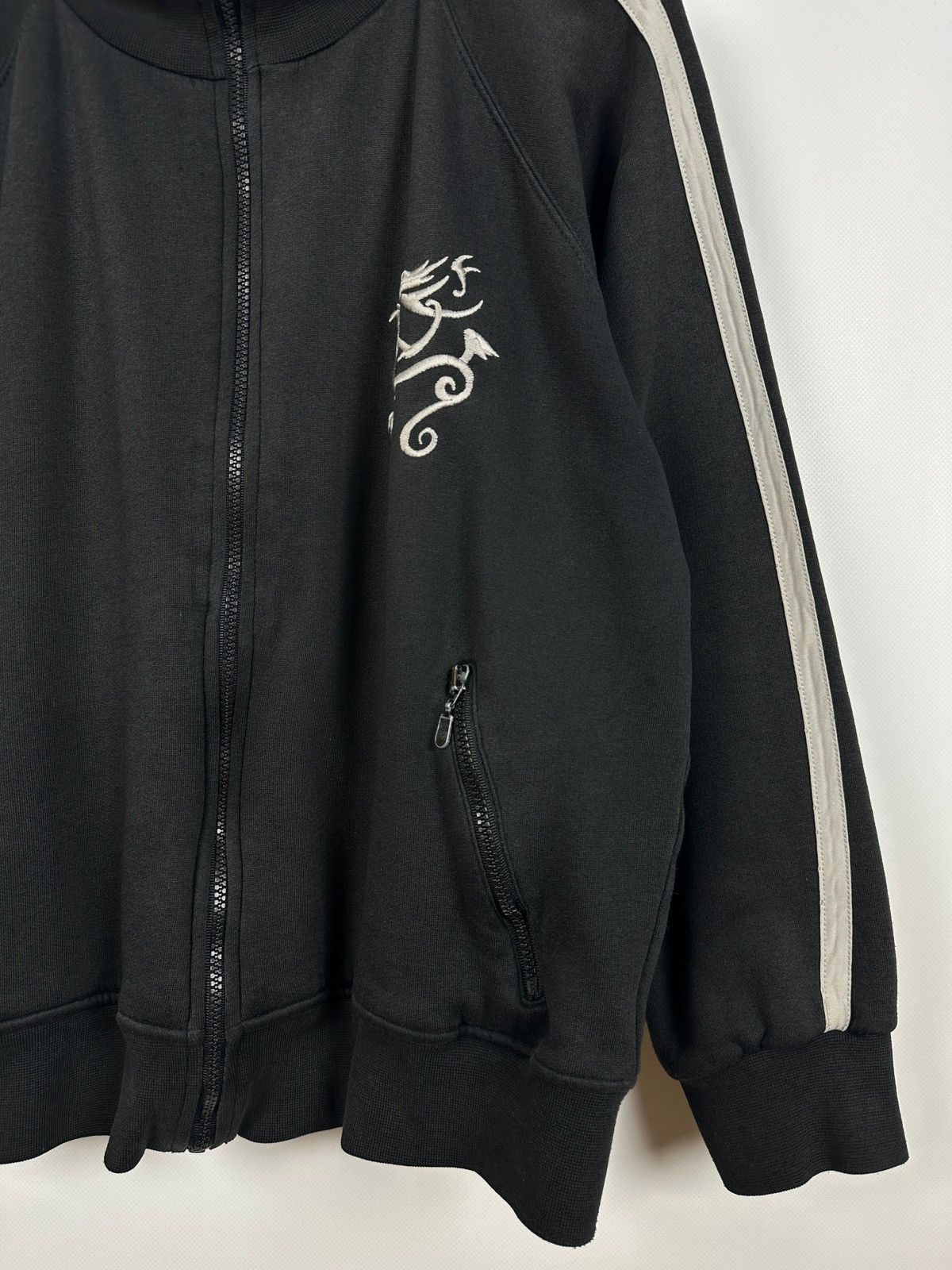 Band Tees Vintage Sick of It All Hardcore Faded Black Zip Track Jacket Size US L / EU 52-54 / 3 - 12 Thumbnail