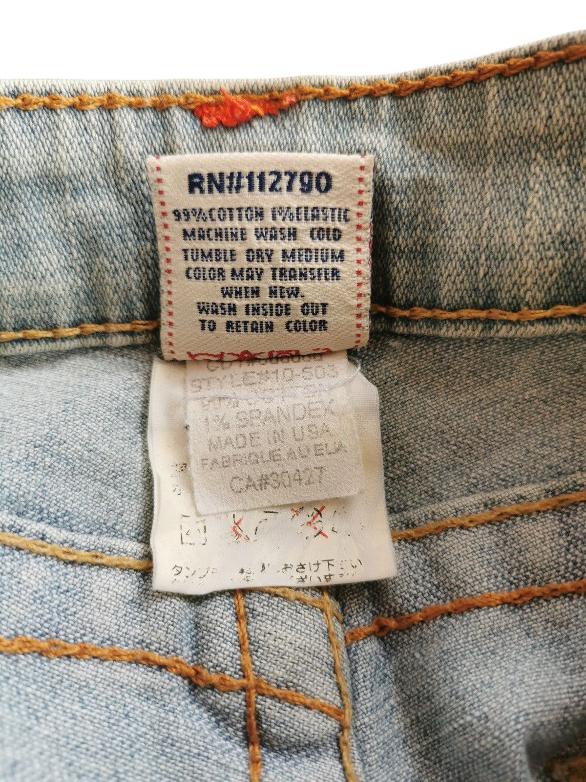 True Religion Rare True Religion Low Rise Flared Jeans Made in USA 26" Size 26" / US 2 / IT 38 - 8 Thumbnail