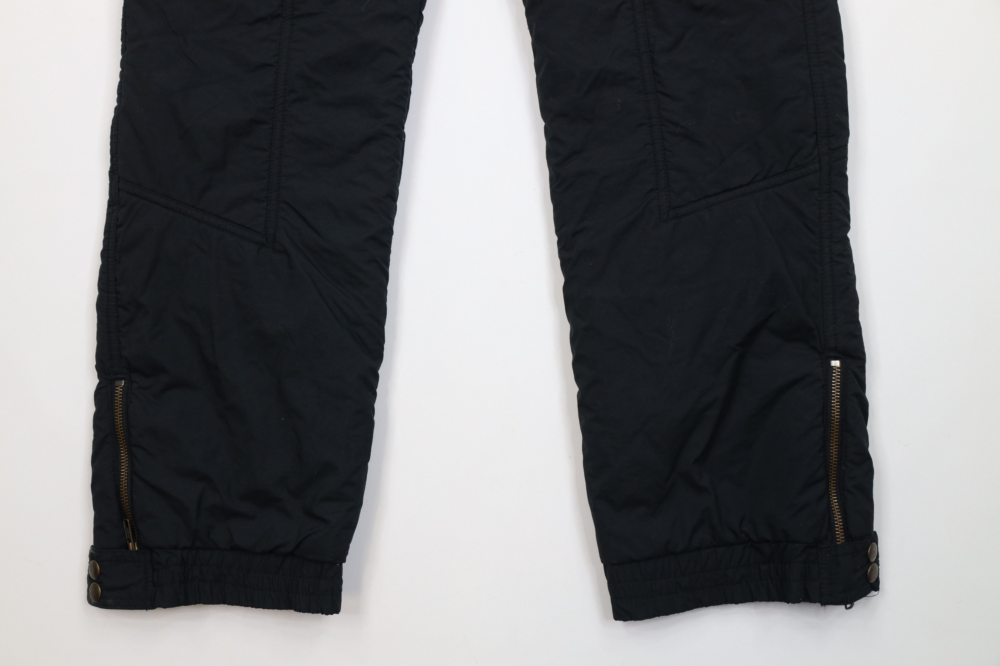 Vintage Vintage 90s Streetwear Insulated Winter Snow Pants Black Size 30" / US 8 / IT 44 - 4 Thumbnail