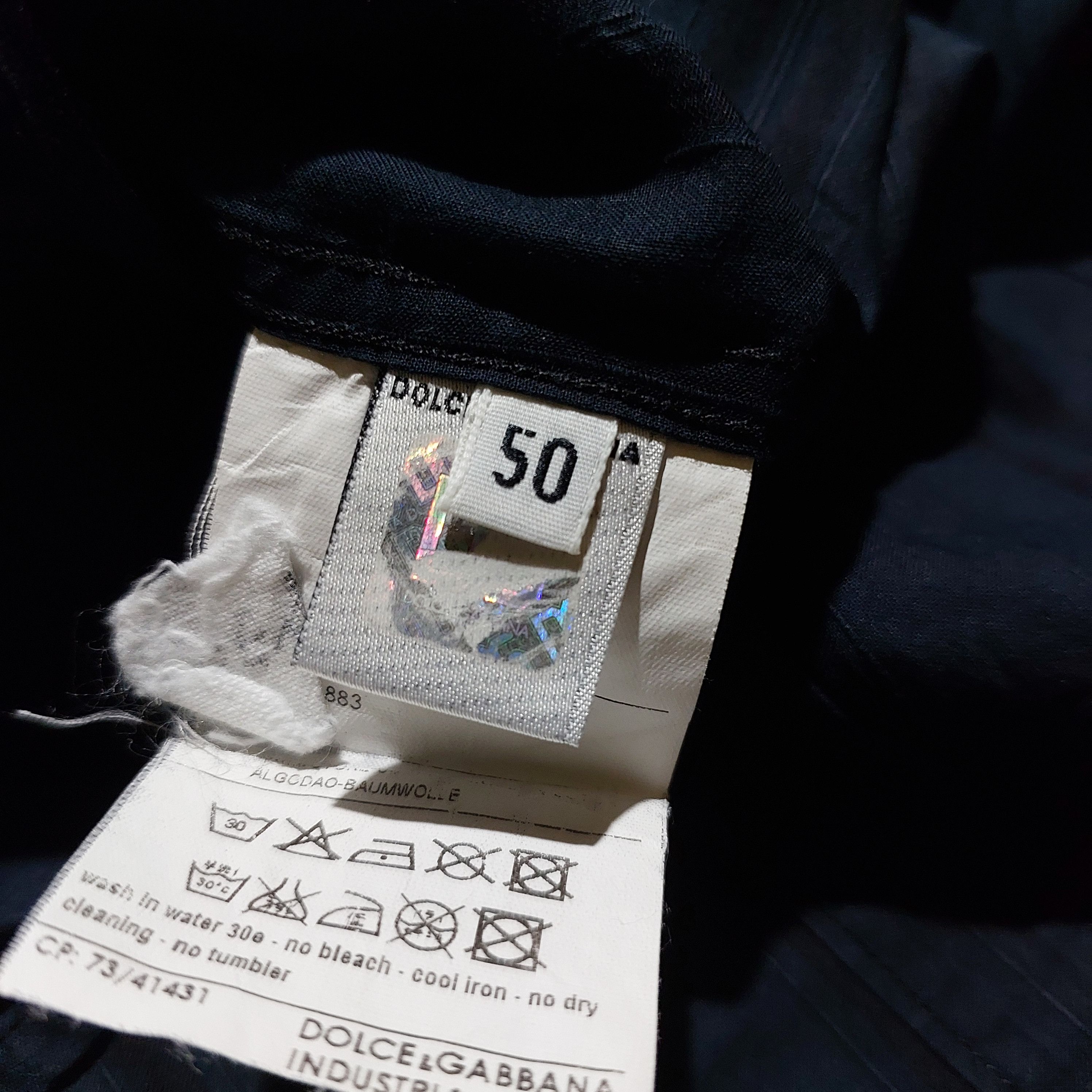 Dolce & Gabbana Dolce & Gabbana stripes black L_s shirt Size US M / EU 48-50 / 2 - 9 Thumbnail
