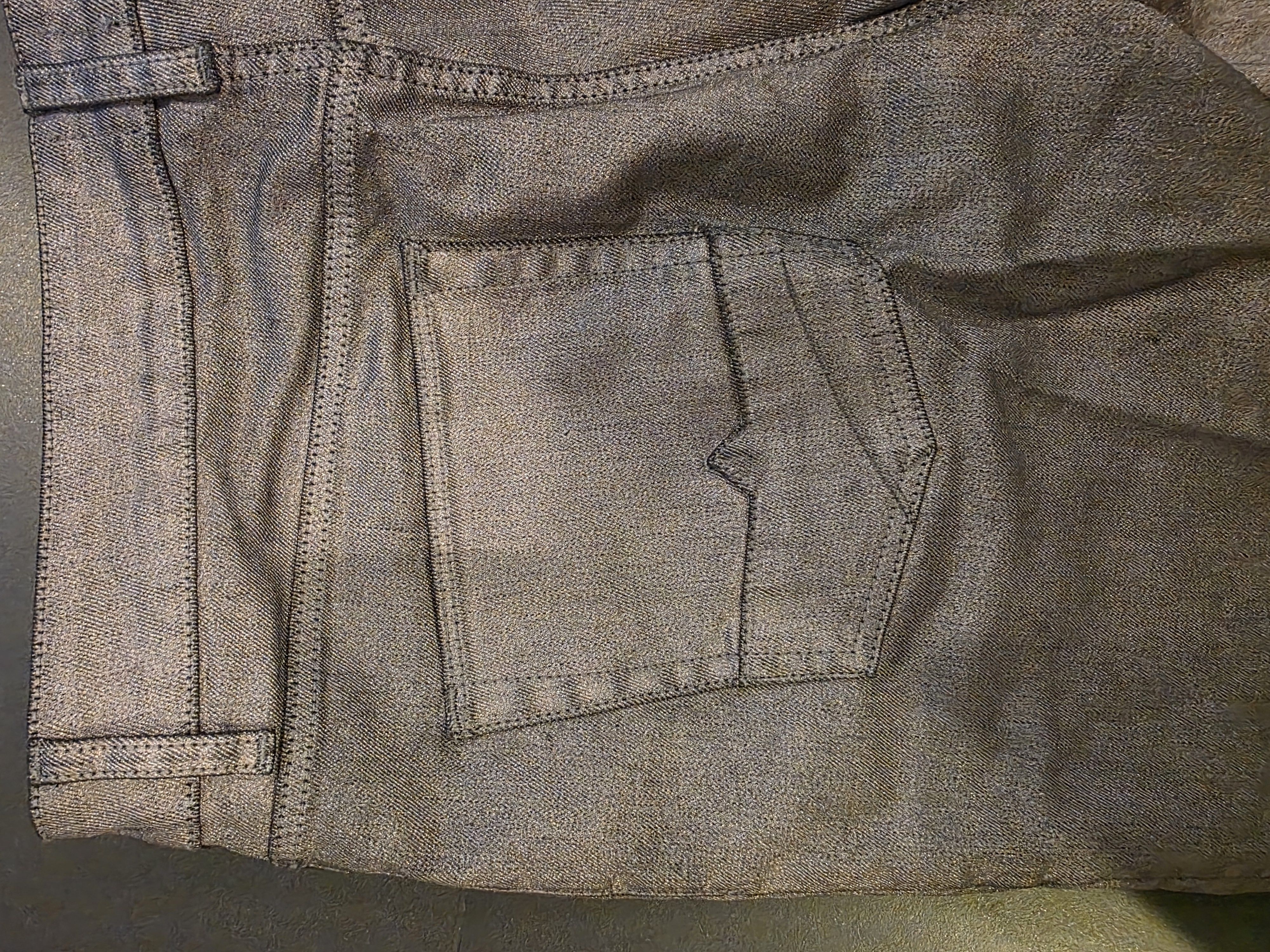 Asos Waxed Denim shiny Size US 34 / EU 50 - 5 Thumbnail