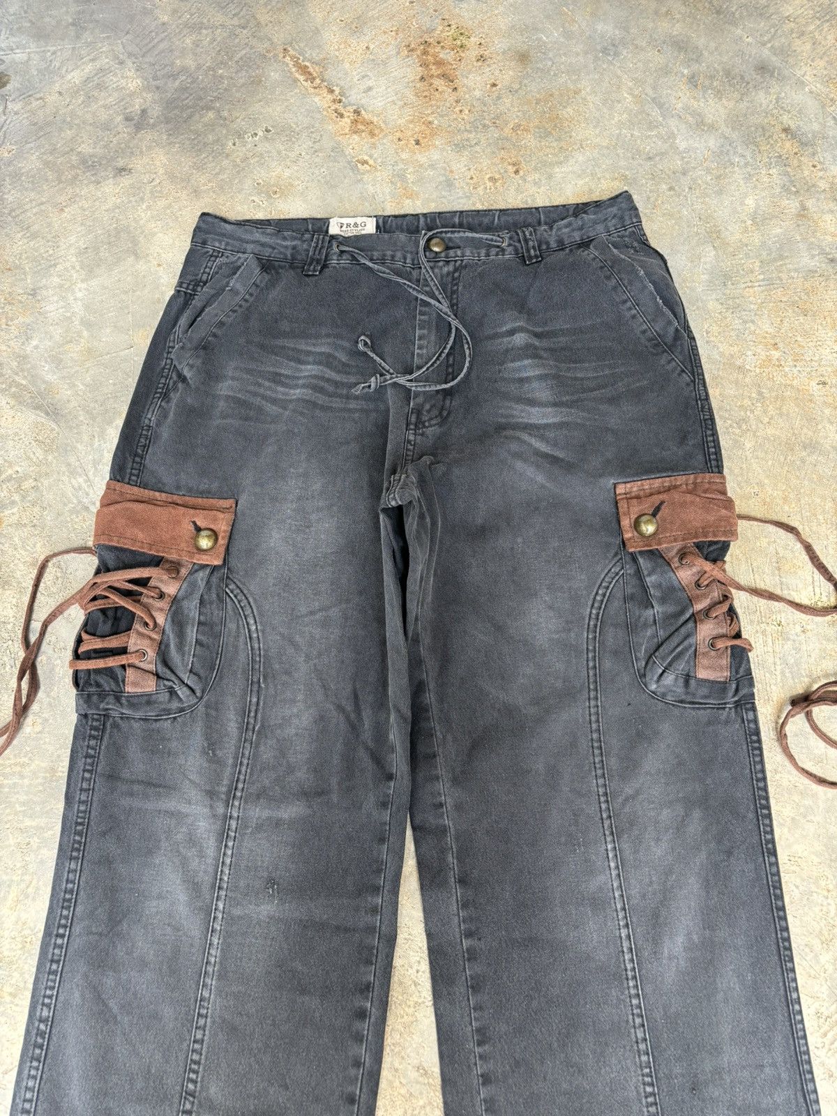 If Six Was Nine × Japanese Brand × Tornado Mart R&G Ifsixwasnine Lgb Style Cargo Pants Size US 34 / EU 50 - 2 Thumbnail