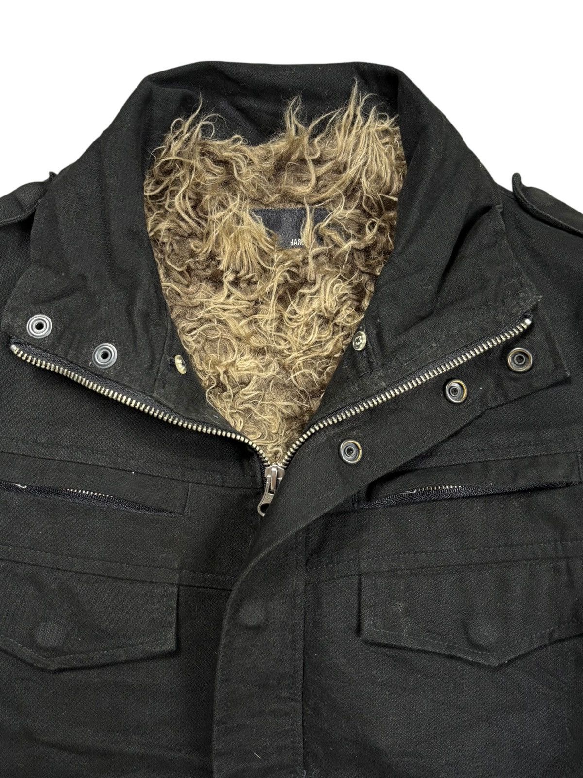 KMRii 2000s Hare - Fur Interior Rider Jacket Size US M / EU 48-50 / 2 - 7 Thumbnail