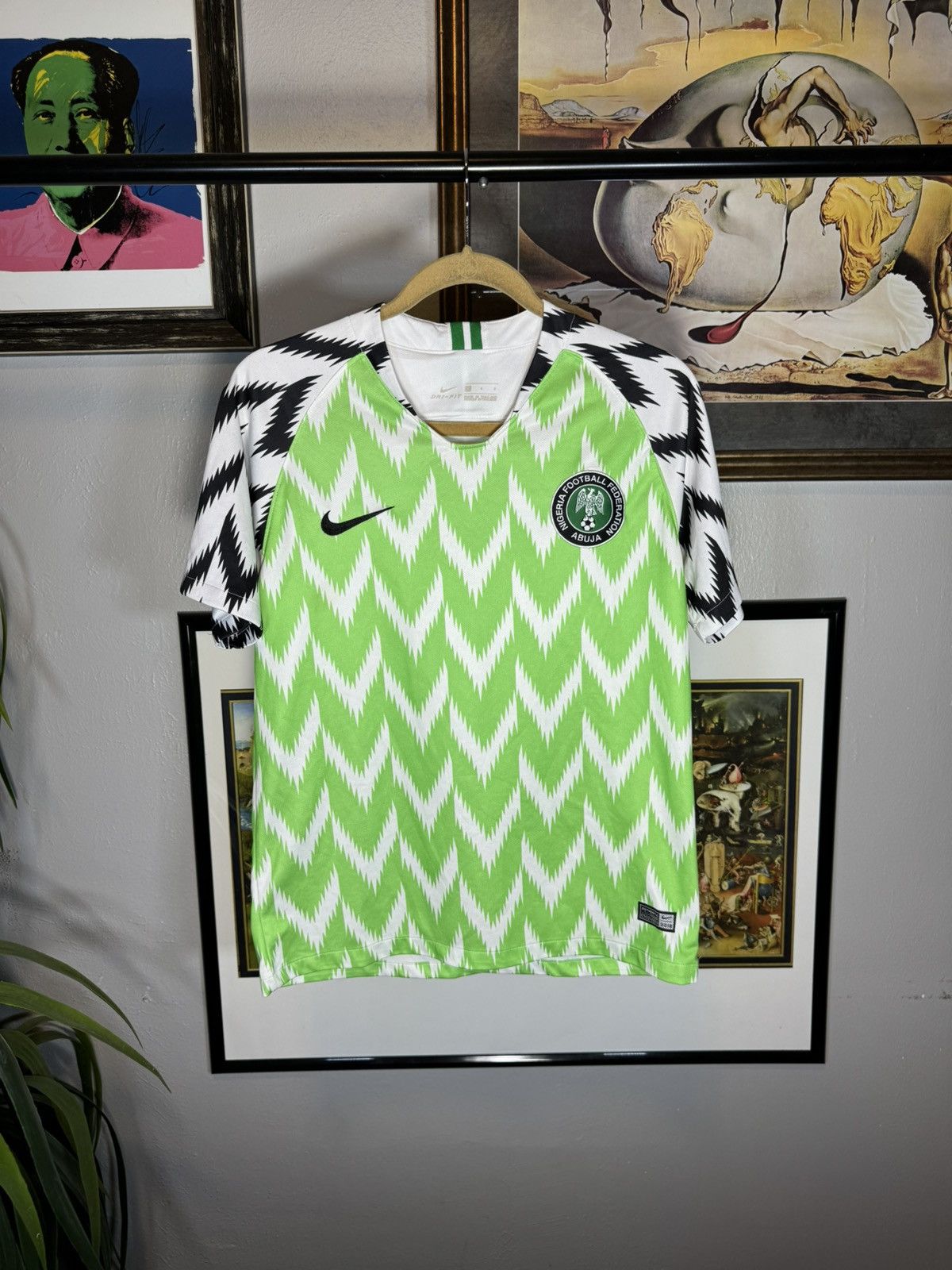 Nike Nigeria Jersey Men Home Soccer Kit 2018