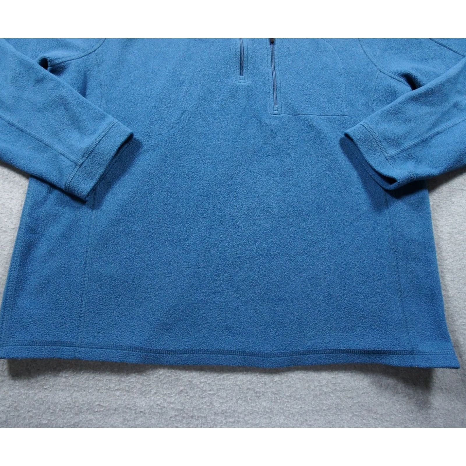 Vintage L.L. Bean Sweater Mens Large Blue Fleece Quarter Zip Pullover Outdoors Adventure Shirt Size US L / EU 52-54 / 3 - 3 Thumbnail