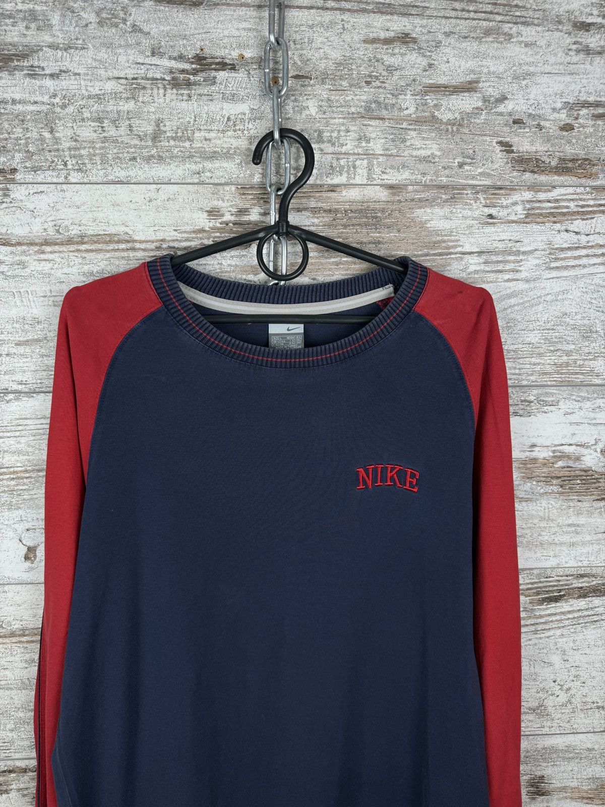 Nike × Vintage Mens Vintage Nike longsleeve T-shirt sweatshirt Size US L / EU 52-54 / 3 - 2 Thumbnail