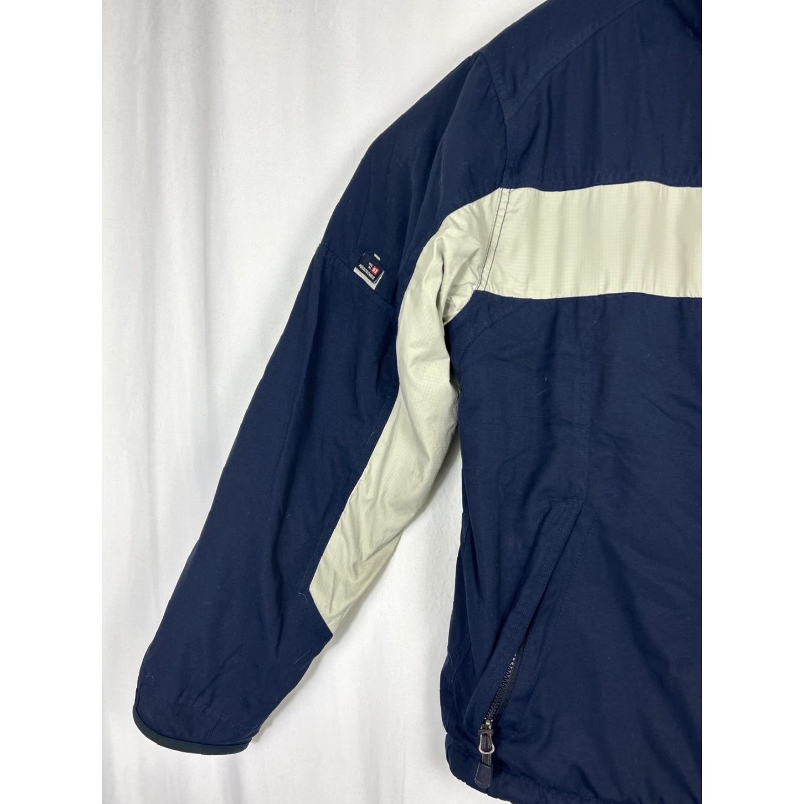 Abercrombie & Fitch VINTAGE Abercrombie & Fitch Men Small Blue Fleece Lined Coat Jacket Reversible Blue Gray Windbreaker Size US S / EU 44-46 / 1 - 2 Thumbnail