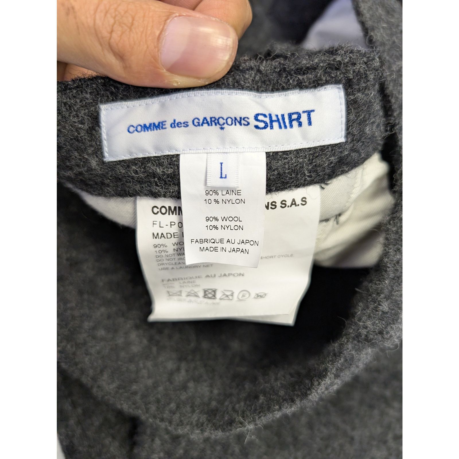 Comme des Garcons o1rshd1 CDG Shirt Pants in Black Size US 34 / EU 50 - 13 Thumbnail