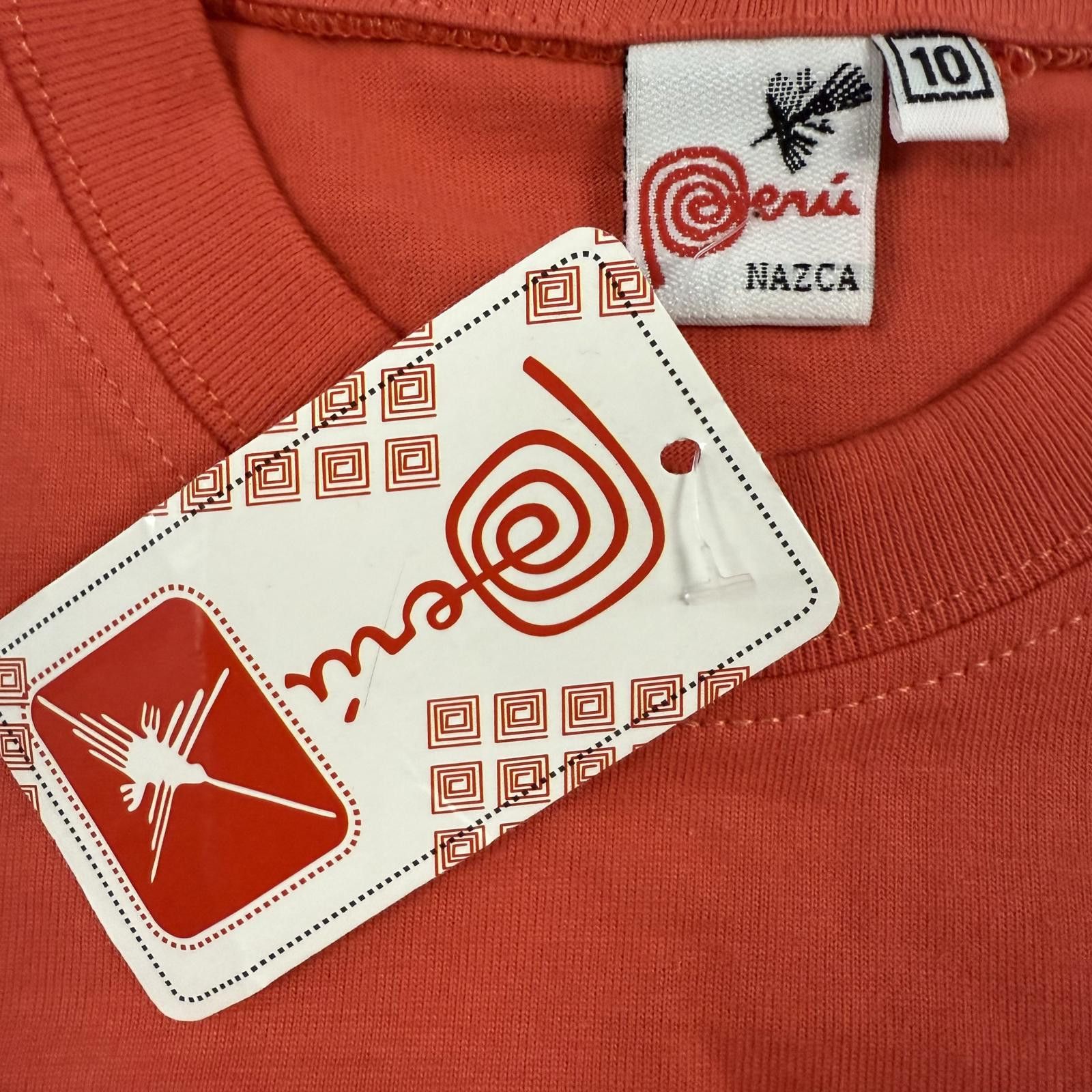 Hathaway Golf NWT Authentic Peru Nazca Embroidered T-Shirt Llama Kids 10 Size US XXS / EU 40 - 8 Thumbnail