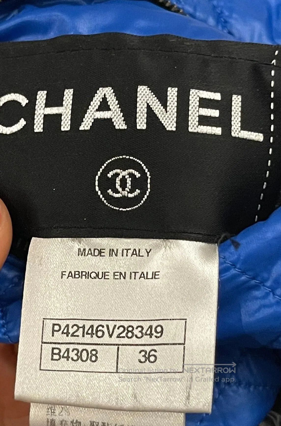 Chanel Chanel Reversible Cotton Jacket. Size XS / US 0-2 / IT 36-38 - 3 Thumbnail
