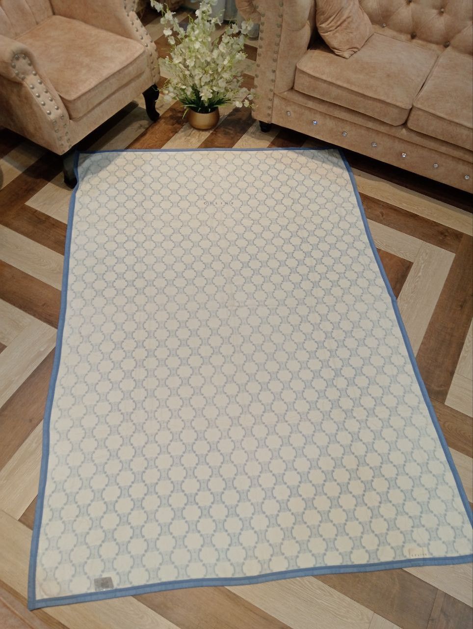 Celine LUXURY CELINE MONOGRAM BLANKET - SIZE 140cm x 200cm Size ONE SIZE - 10 Thumbnail